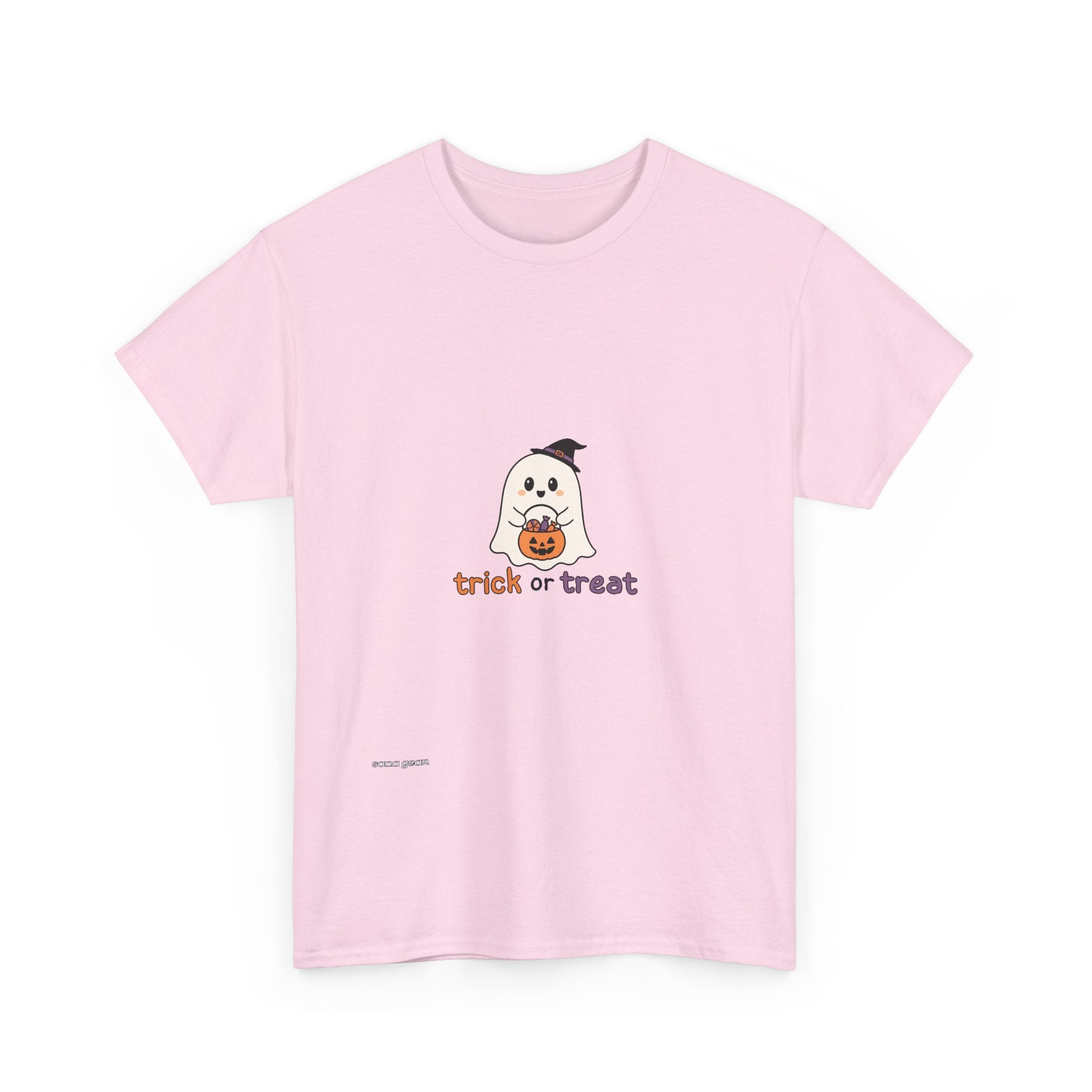 Halloween Ghost Tee — Cute 'Trick or Treat' Pumpkin Costume T-Shirt