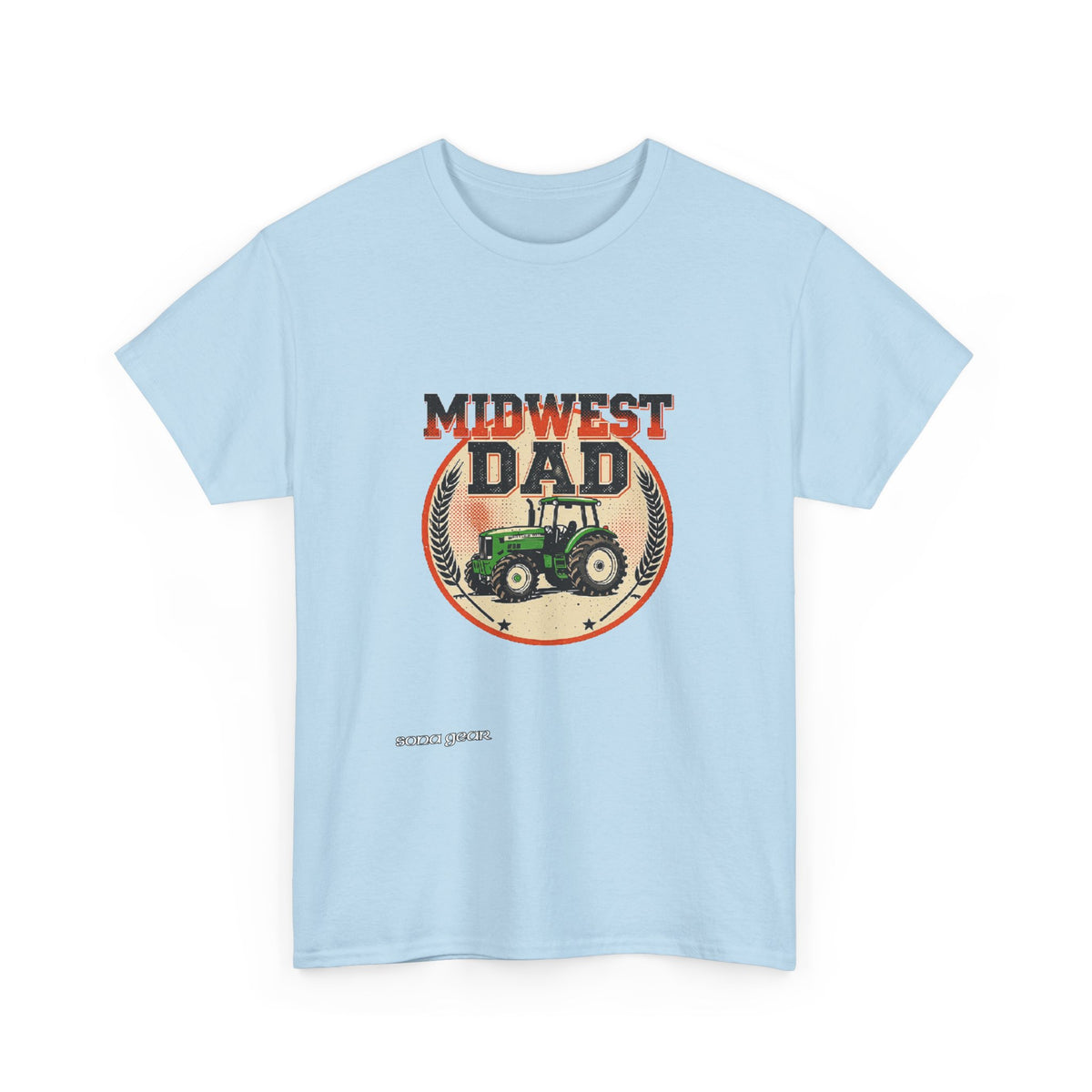 Midwest Dad tractor T-Shirt | Farming graphic tee