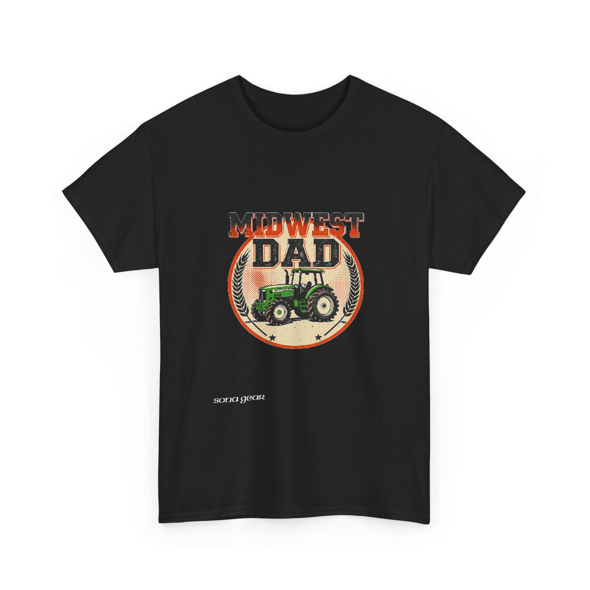Midwest Dad tractor T-Shirt | Farming graphic tee