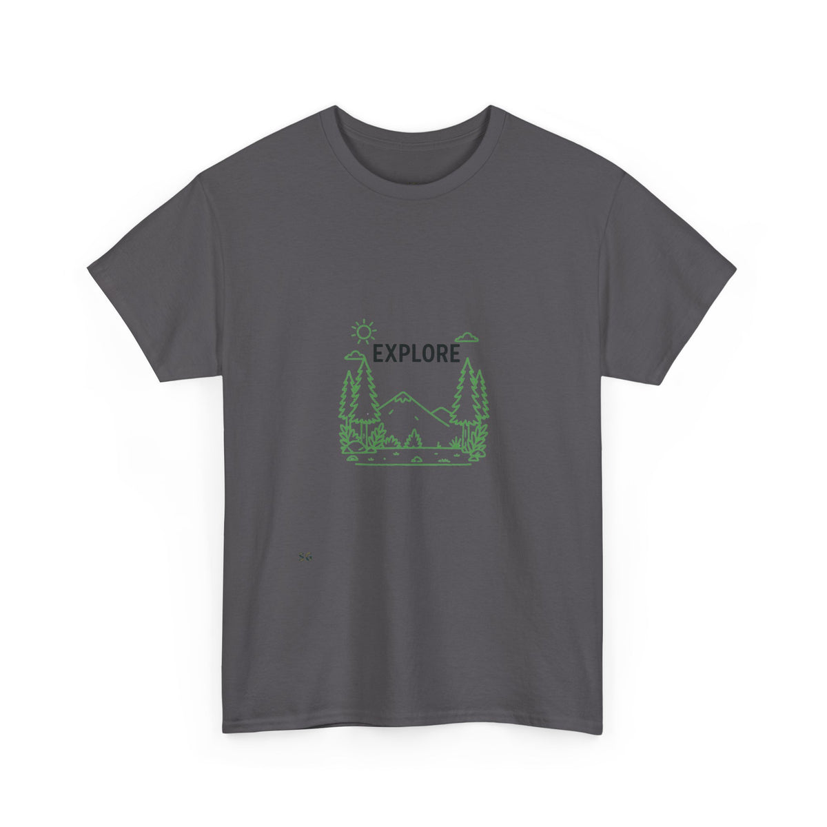 Explore Nature Graphic Tee — Outdoor Adventure Mountains & Trees