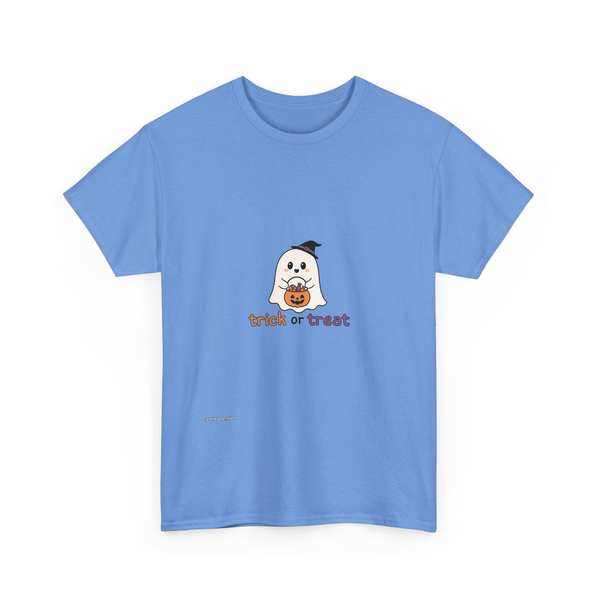 Halloween Ghost Tee — Cute 'Trick or Treat' Pumpkin Costume T-Shirt