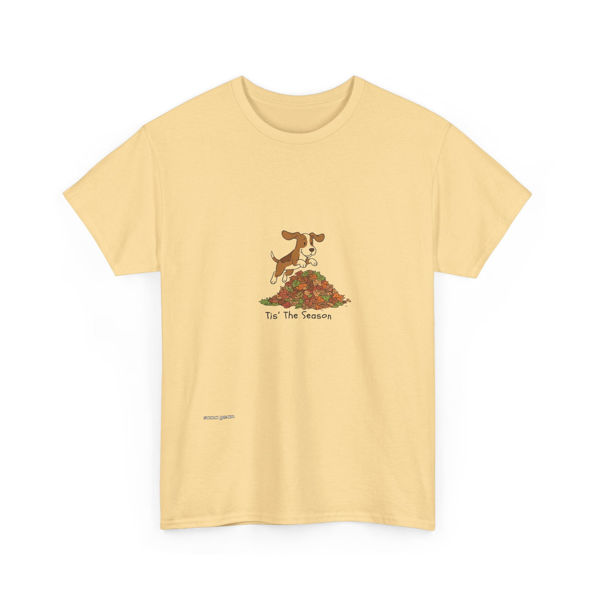 Fall Dog Pile T‑Shirt — "Tis The Season" Autumn Puppy Tee