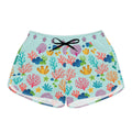 Coral Reef Print Women's Casual Shorts