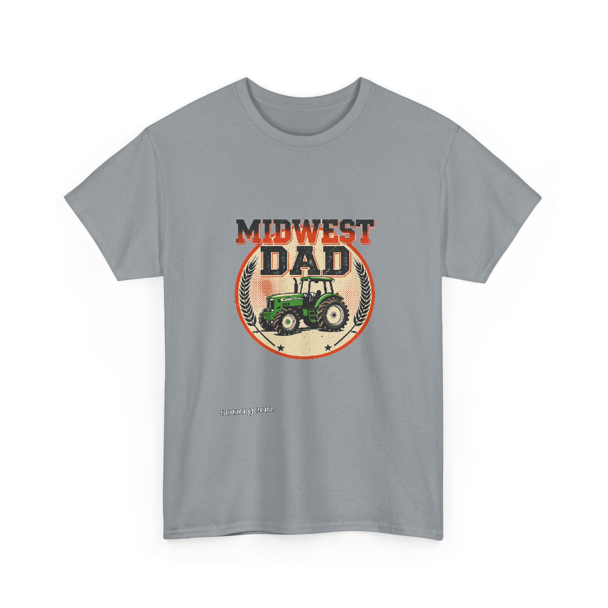Midwest Dad tractor T-Shirt | Farming graphic tee