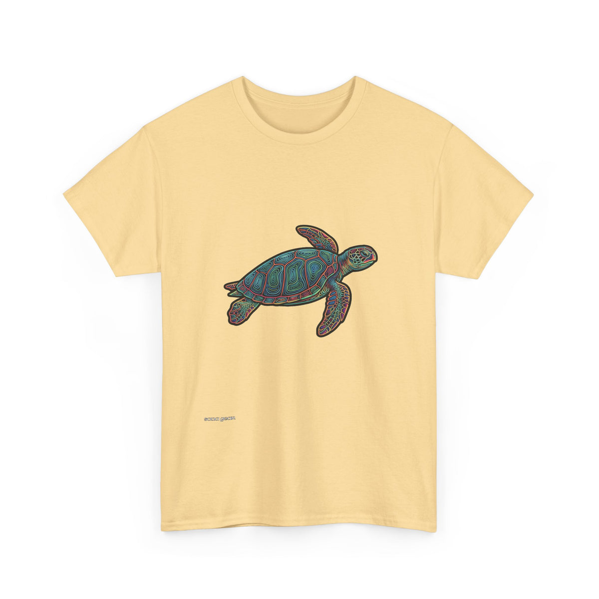 Sea Turtle Illustration Tee | Ocean Conservation, Nautical Graphic Shirt
