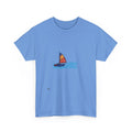 Sailboat Sketch Tee — Minimal Coastal Graphic T-Shirt