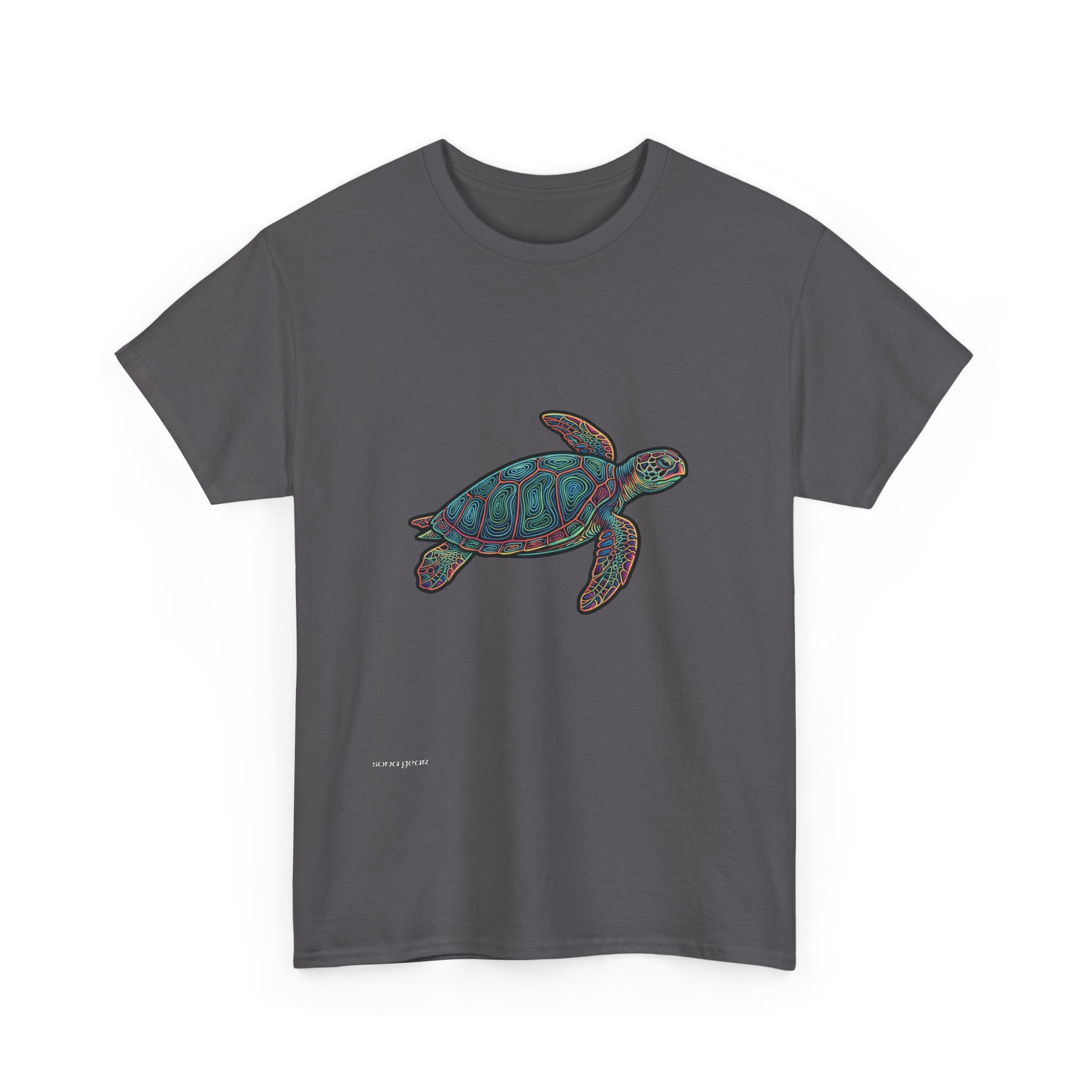 Sea Turtle Illustration Tee | Ocean Conservation, Nautical Graphic Shirt