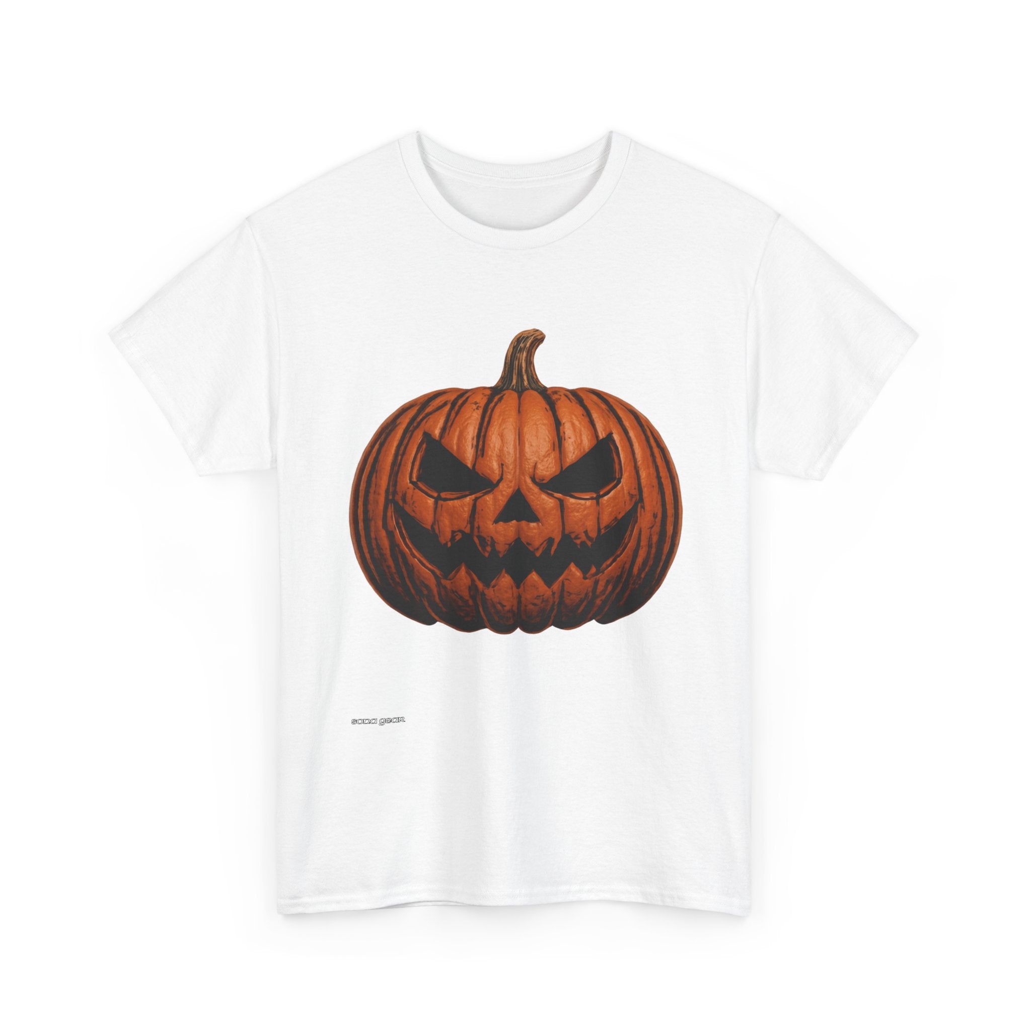 Halloween Jack-O'-Lantern T-Shirt — Spooky Pumpkin Graphic Tee