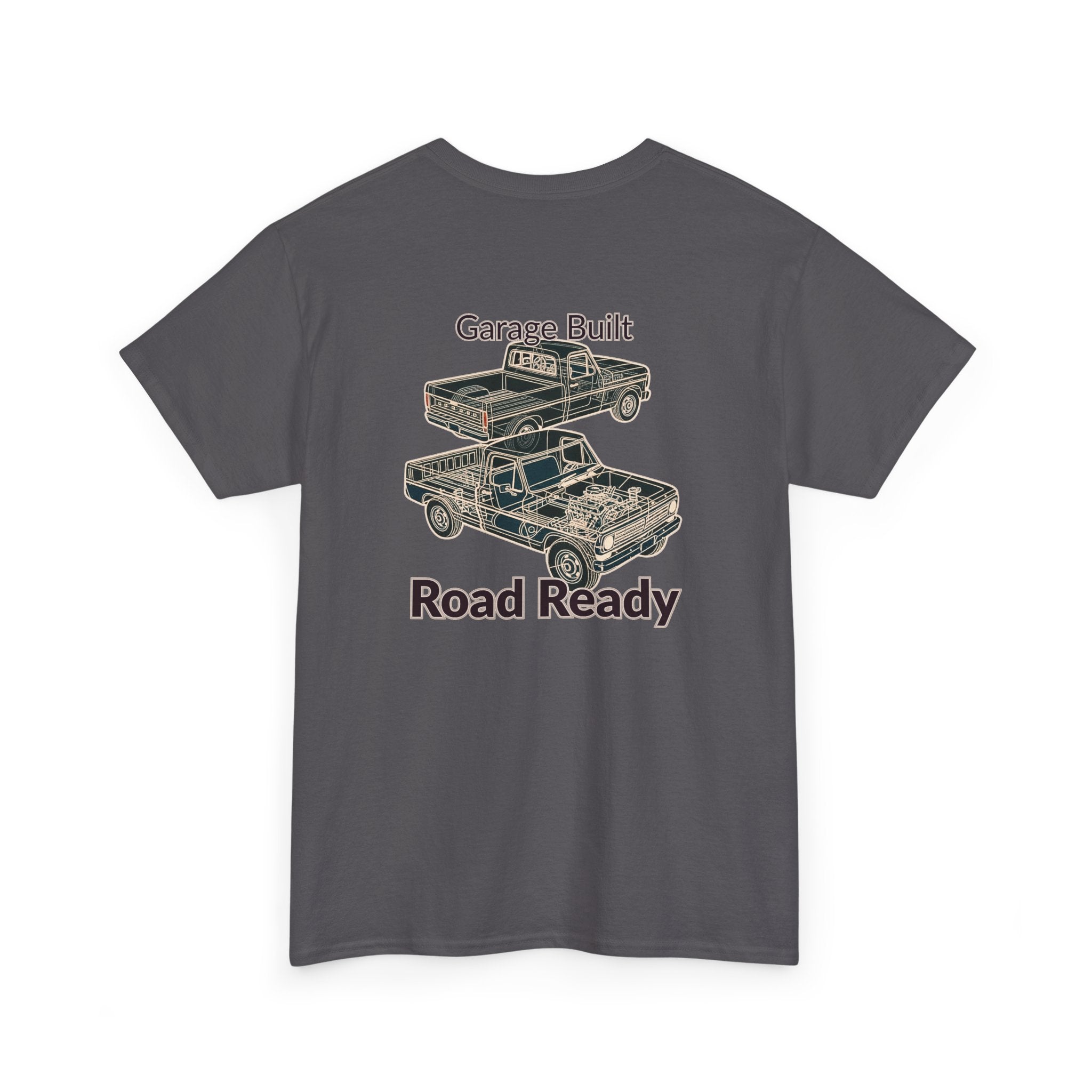 Truck Mechanical Outline 2 - T-Shirt