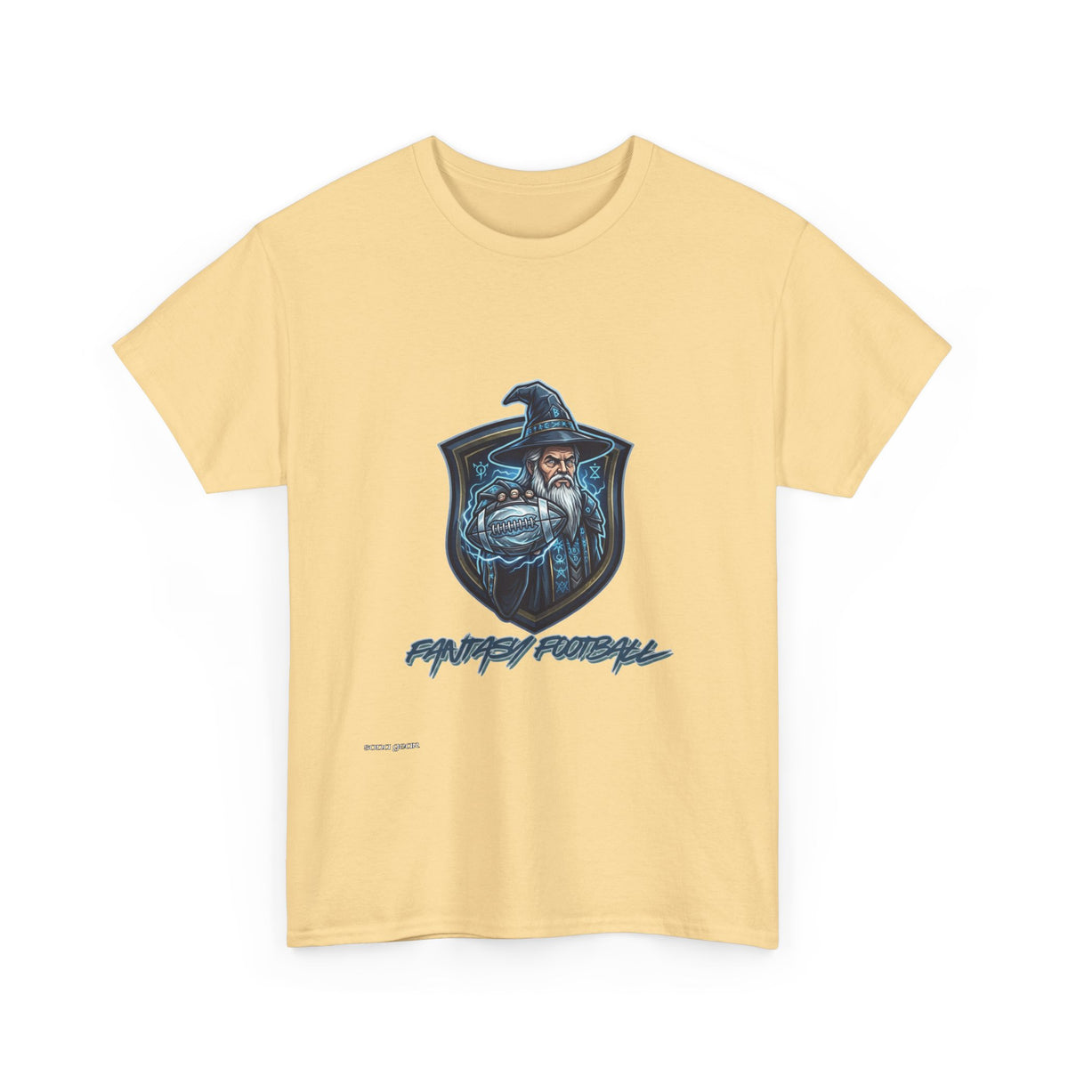 Wizard Crest Fantasy Football T-Shirt — Mystic Mage Graphic Tee