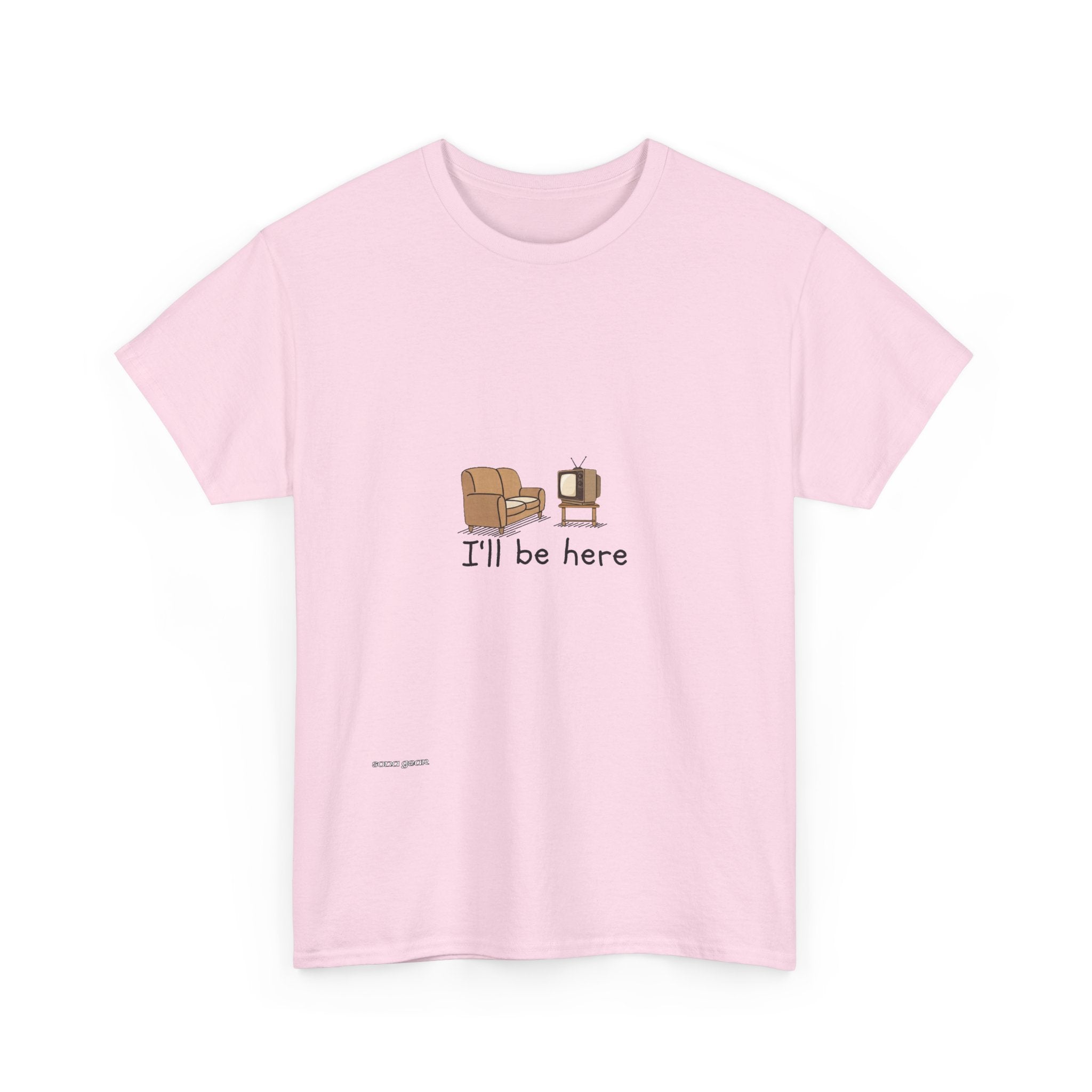 Relaxing Reading Tee — 'I'll Be Here' Cozy Book & Coffee T‑Shirt