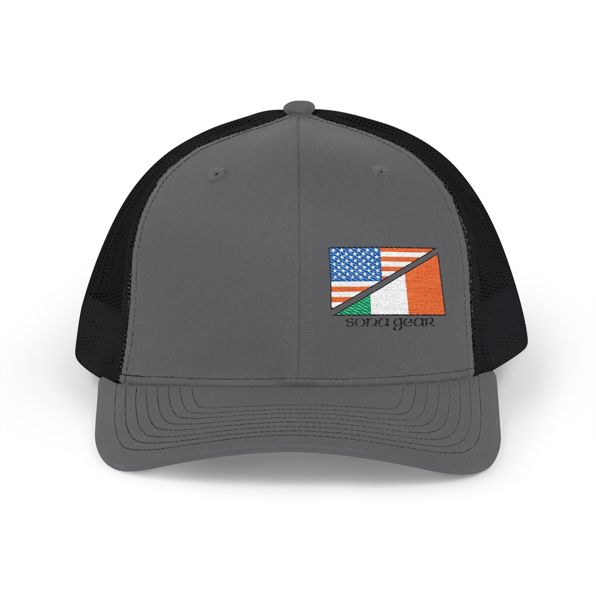 American & Irish Flag - Snapback Trucker Hat