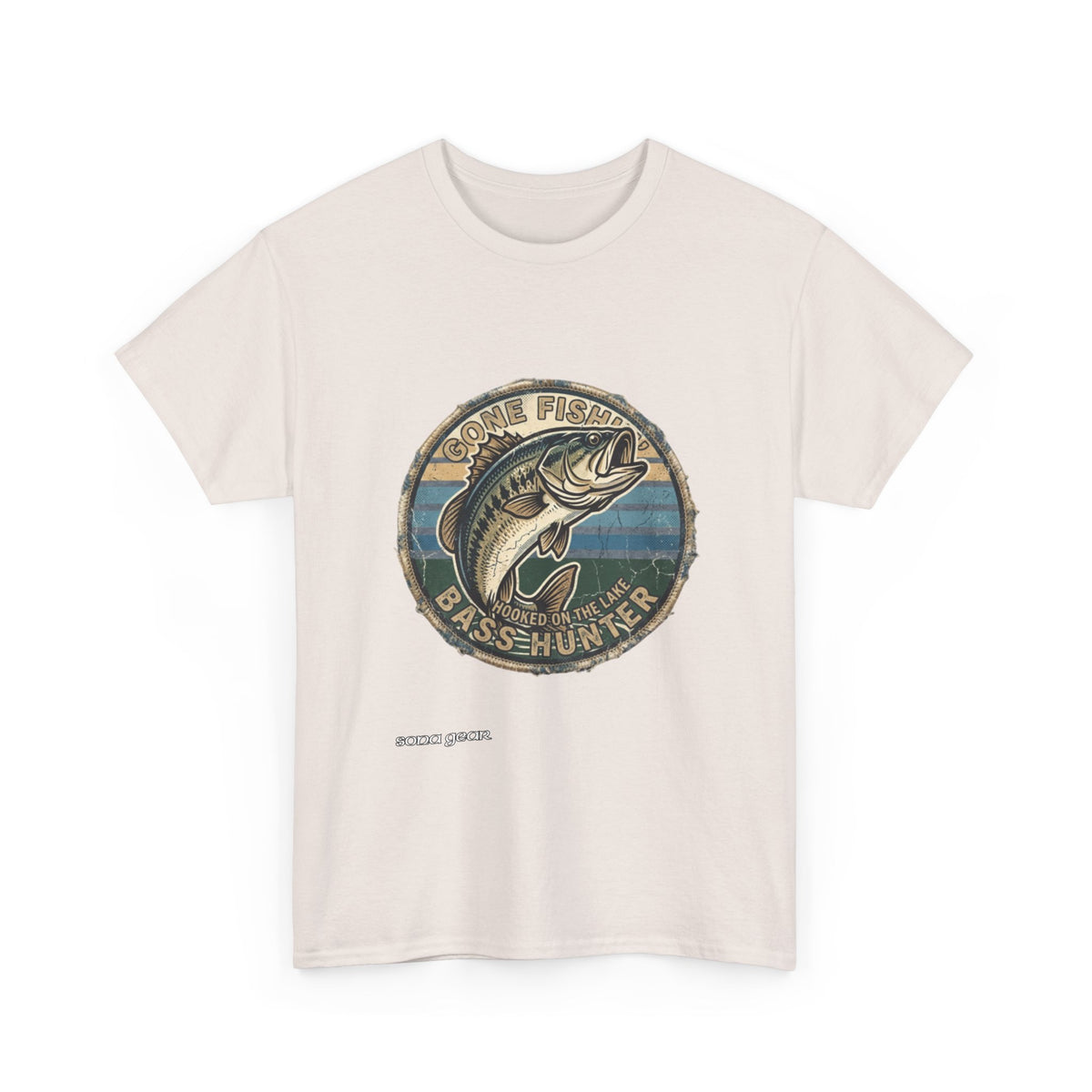 Bass Fisher emblem T-Shirt | Vintage fishing logo tee