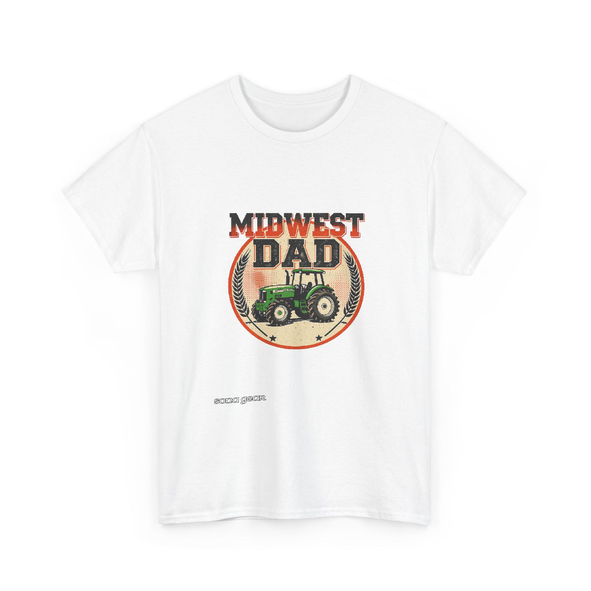 Midwest Dad tractor T-Shirt | Farming graphic tee