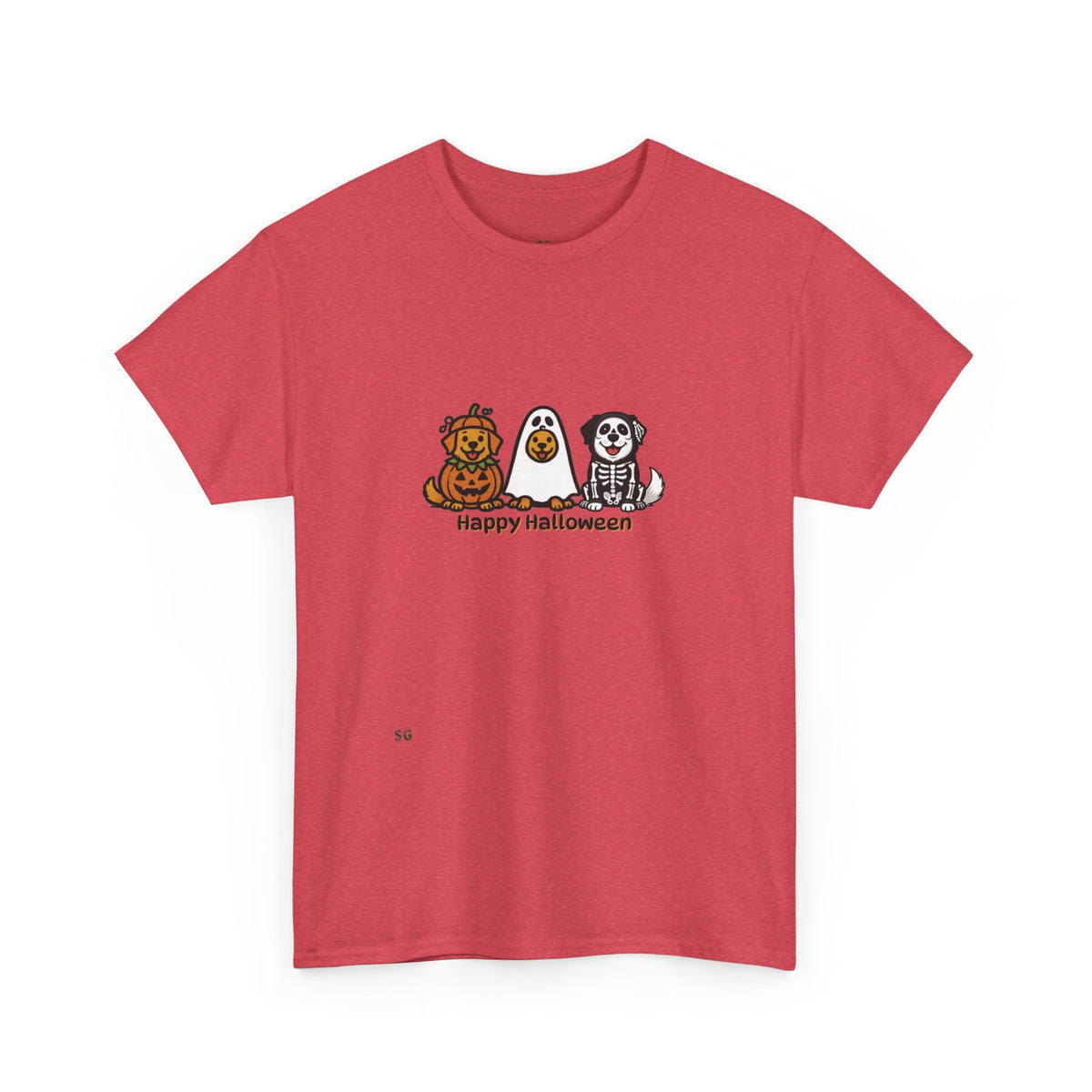 Halloween Puppy Trio T-Shirt | Cute Dog Pumpkin Ghost Costume