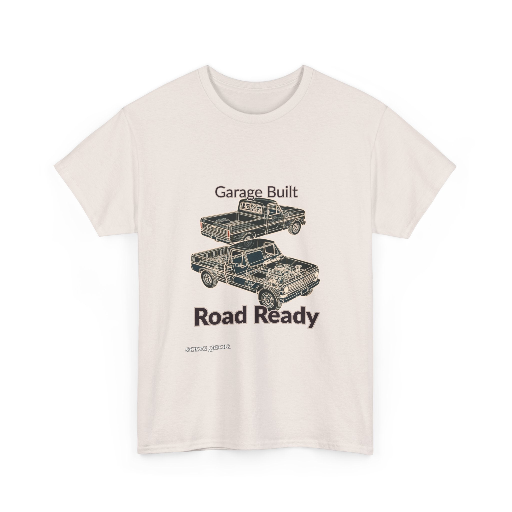 Truck Mechanical Outline 2 - T-Shirt