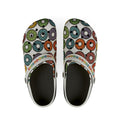 Donut Pattern EVA Foam Clogs — Colorful Sprinkle Slip‑Ons