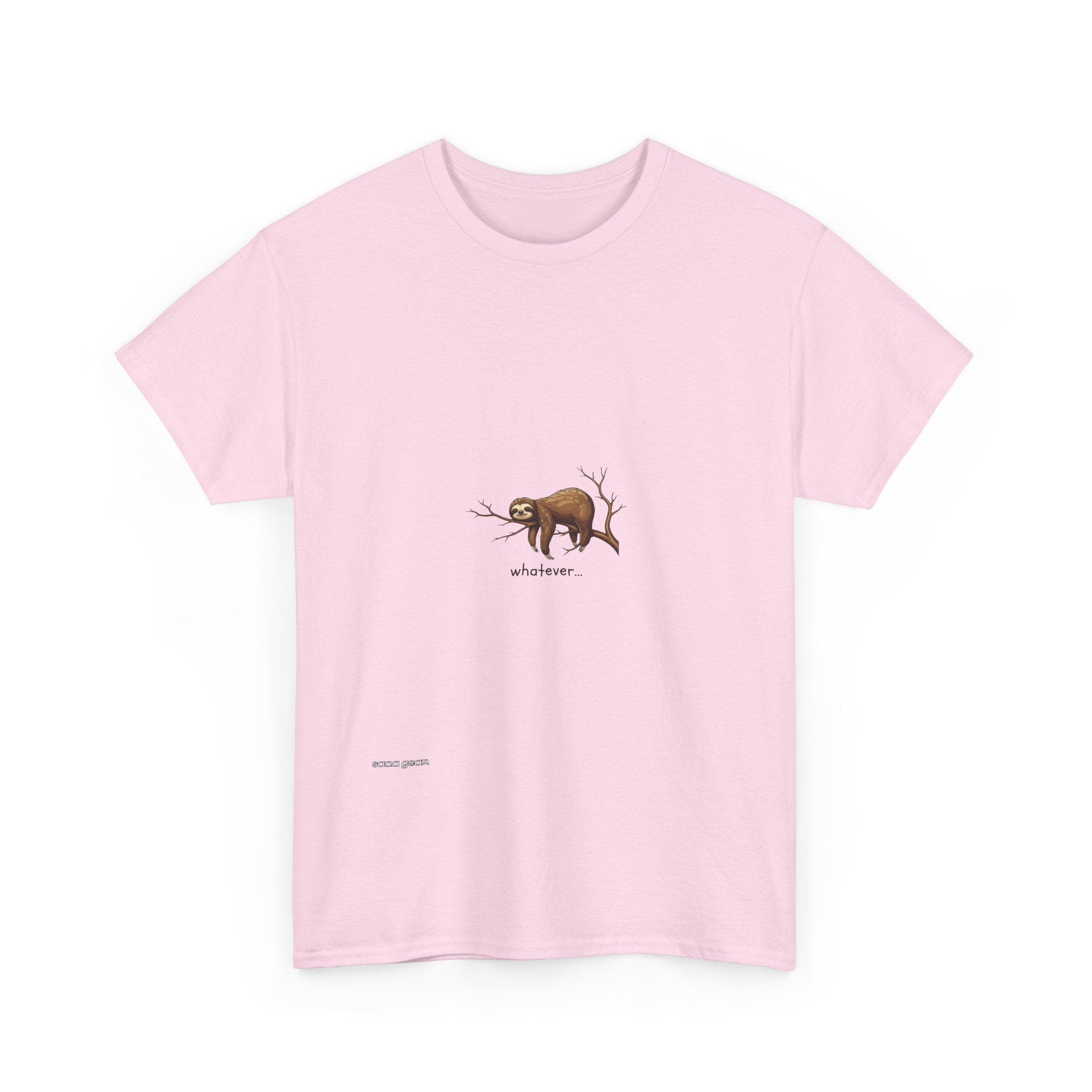 Sloth on Branch T-Shirt — Minimal Wildlife Graphic Tee