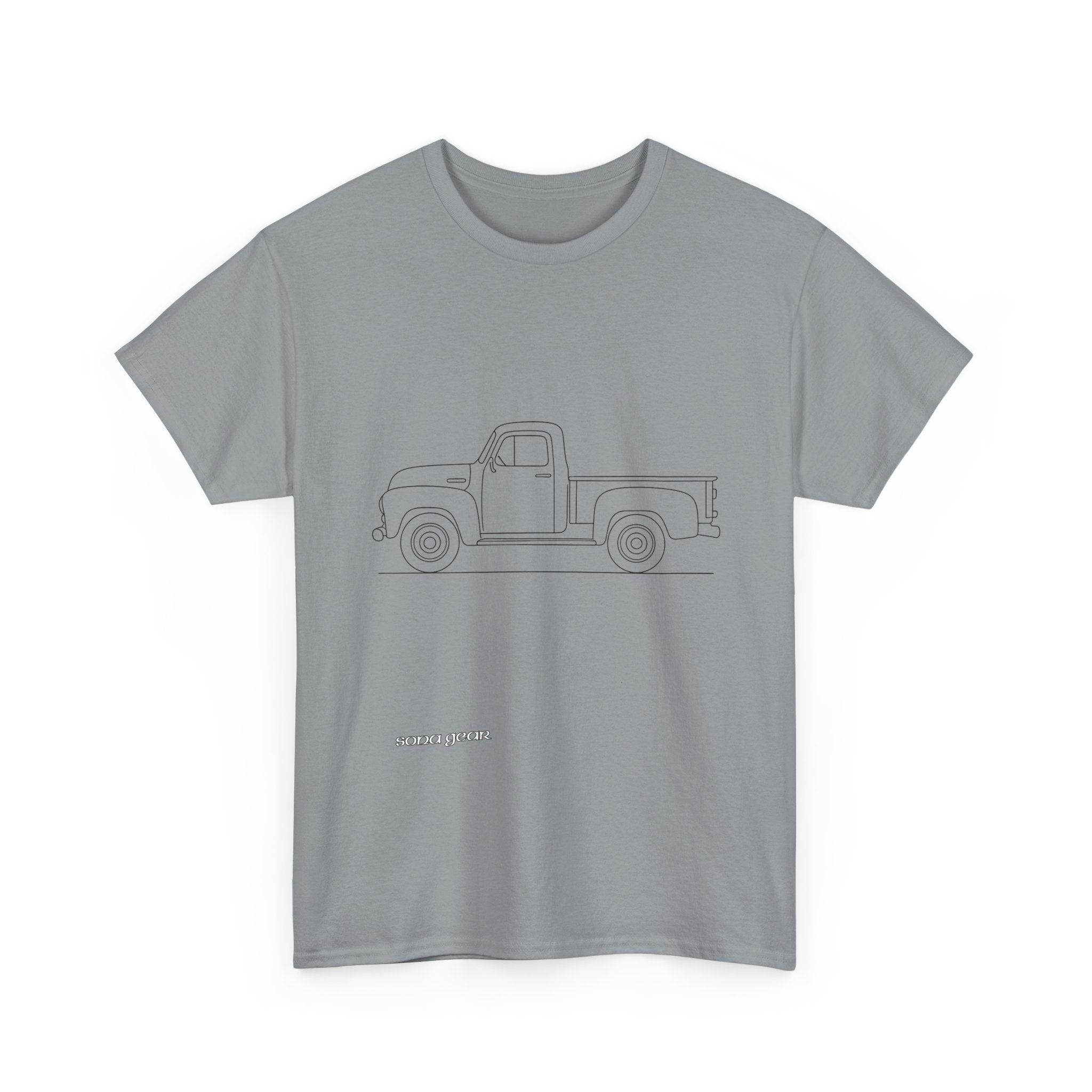 Vintage Truck Doodle - T-Shirt