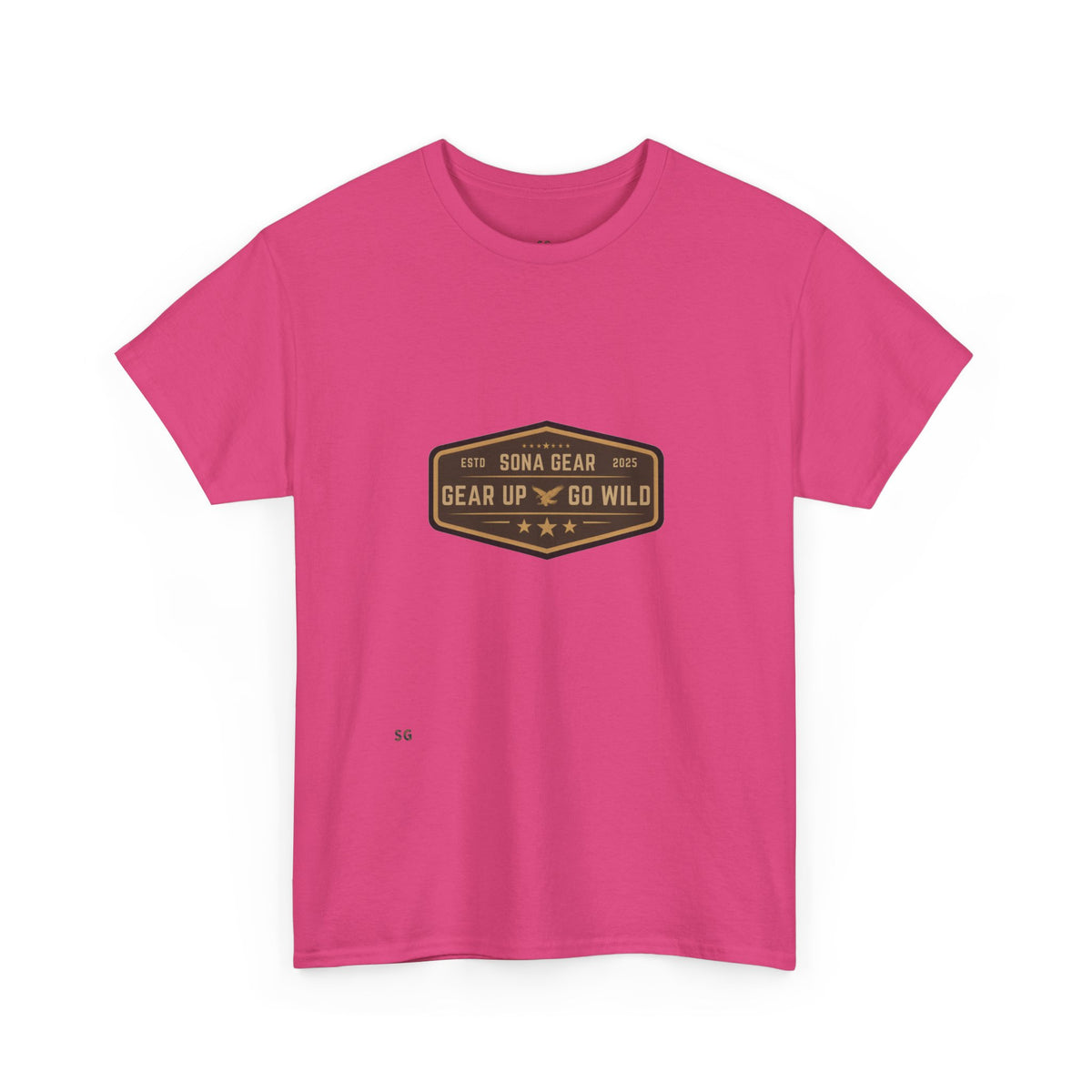 Gear Up Tee — 'Gear Up Go Wild' Outdoor Adventure Badge T-Shirt