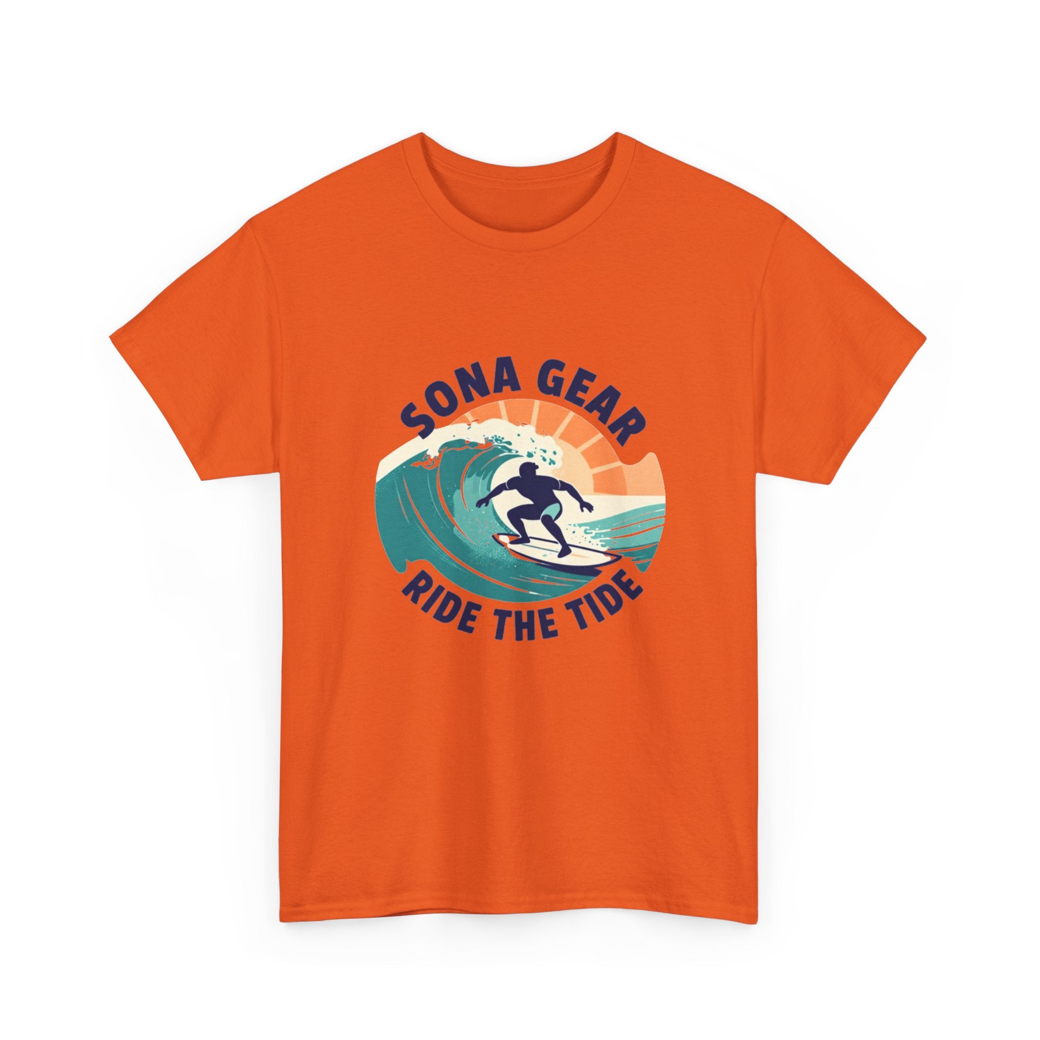 Sona Gear Ride the Tide T-Shirt | Surf Wave Graphic Tee, Beach Vibes