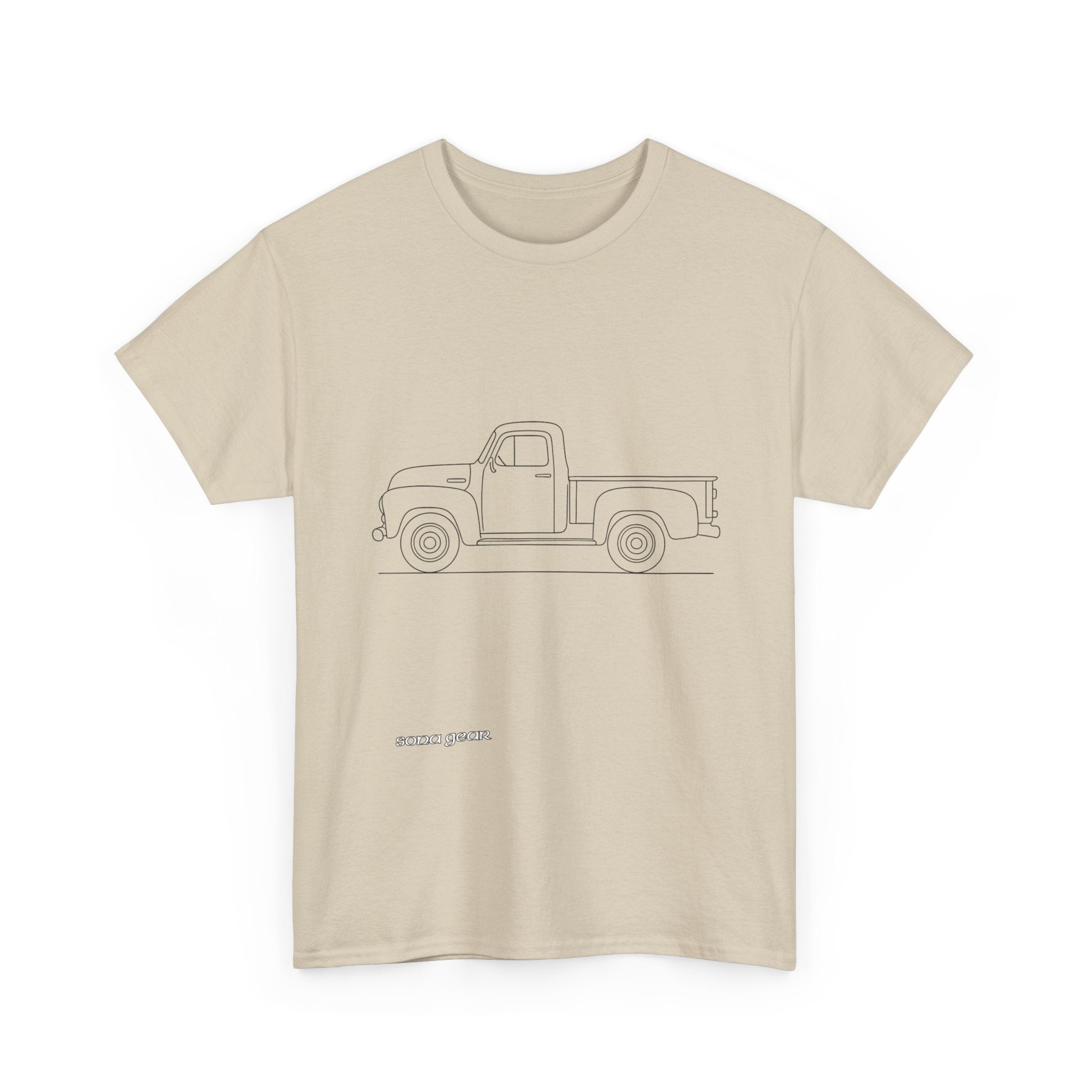 Vintage Truck Doodle - T-Shirt