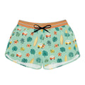 Women's Surf Van Beach Shorts — Tropical Hibiscus AOP