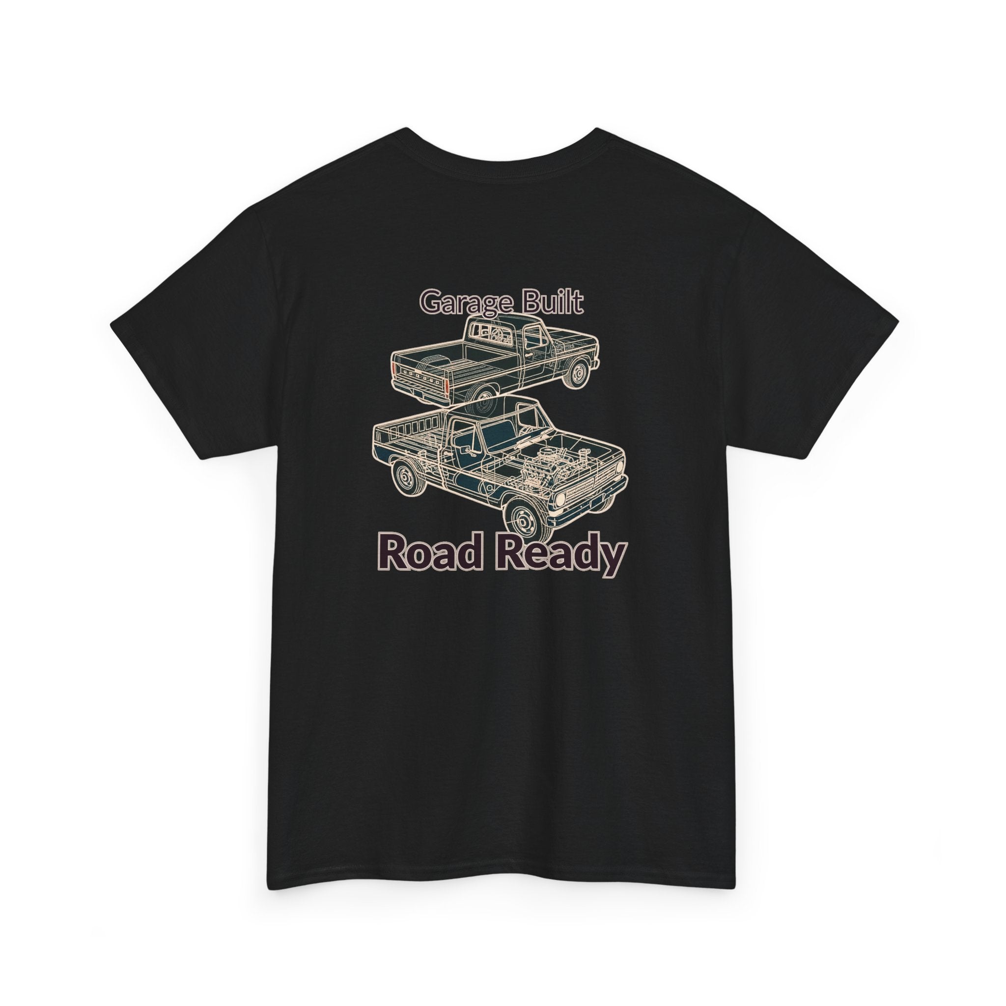 Truck Mechanical Outline 2 - T-Shirt
