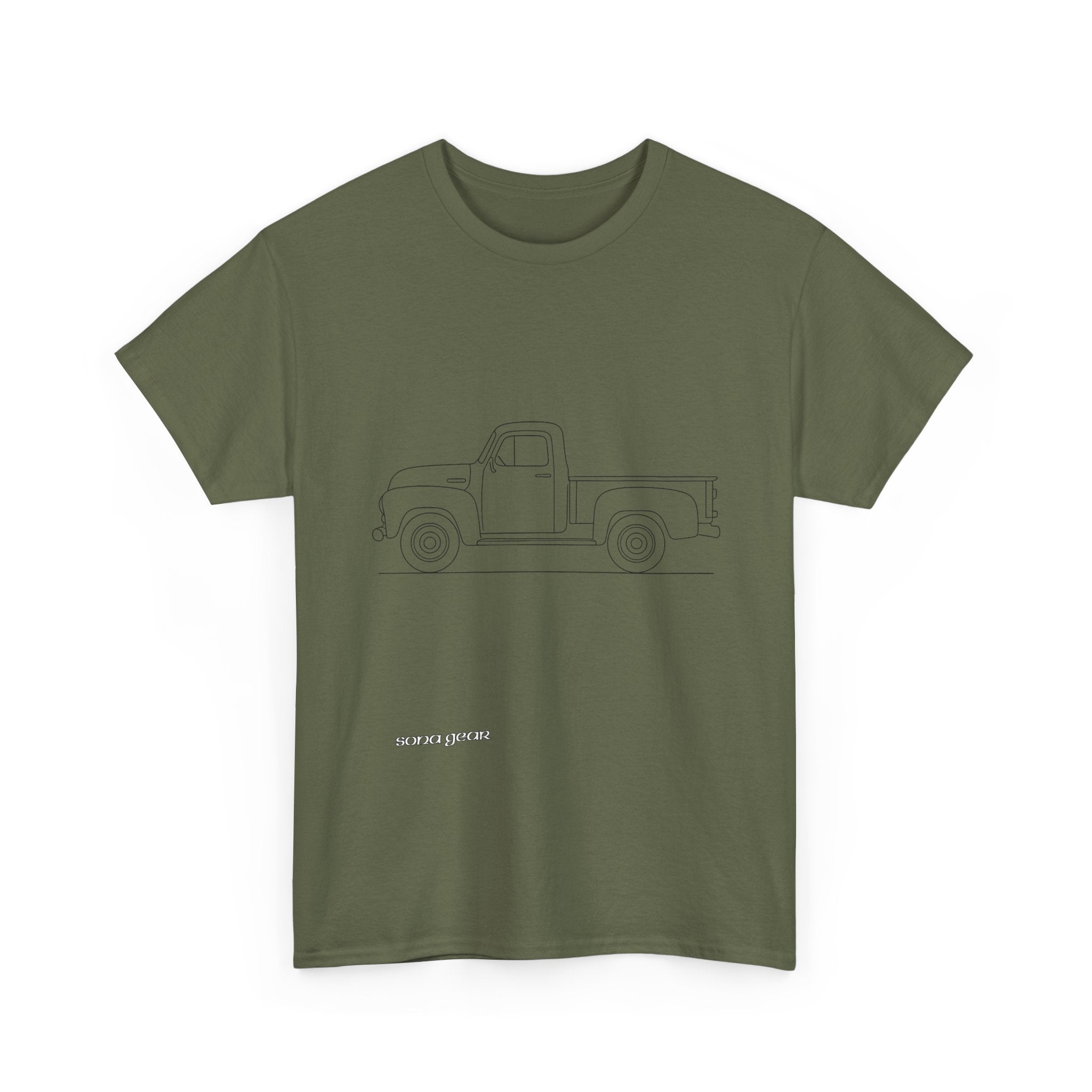 Vintage Truck Doodle - T-Shirt