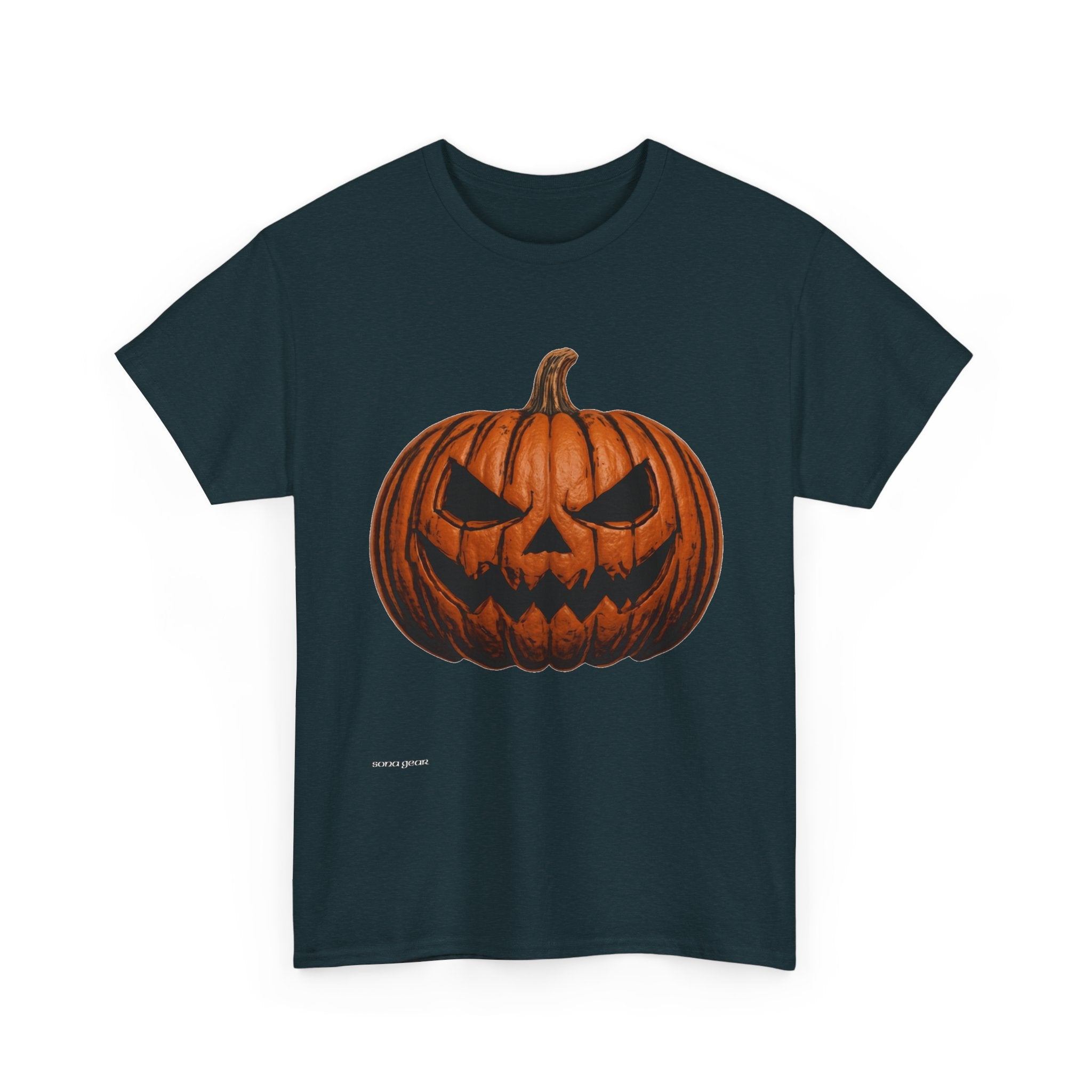 Halloween Jack-O'-Lantern T-Shirt — Spooky Pumpkin Graphic Tee