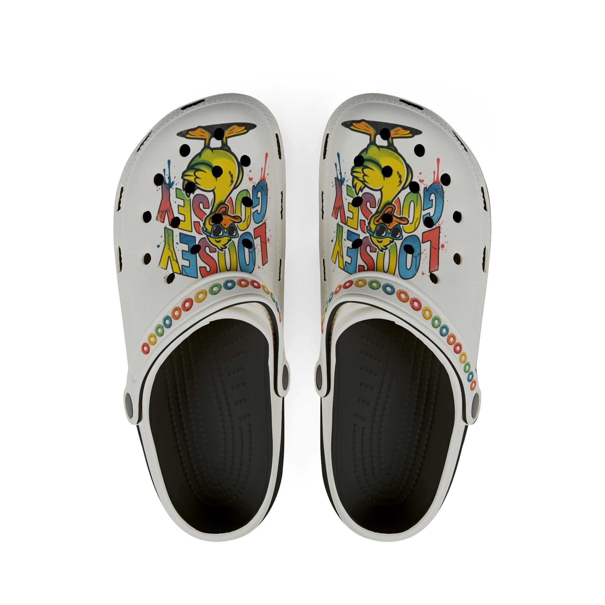 Cartoon Tweety EVA Foam Clogs — Colorful Graphic Slip-On Shoes