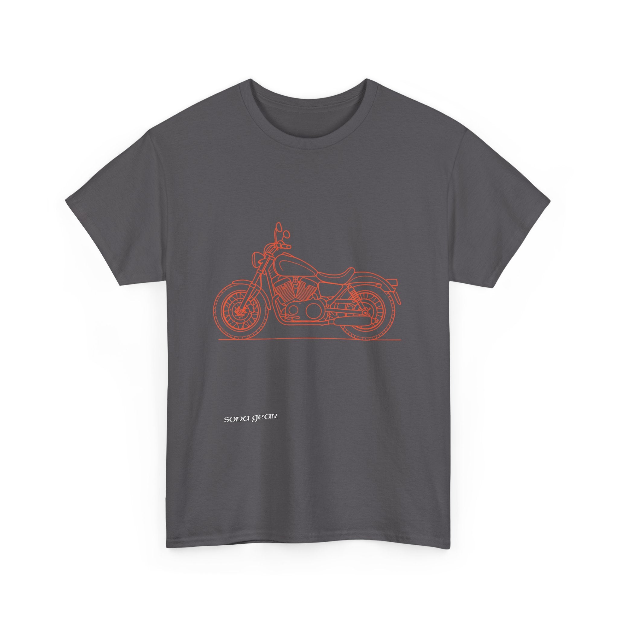 Vintage Motorcycle Doodle - T-Shirt