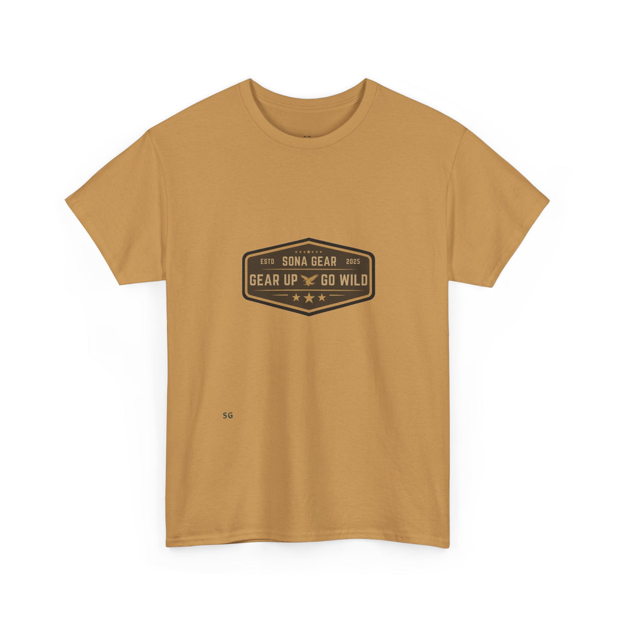 Gear Up Tee — 'Gear Up Go Wild' Outdoor Adventure Badge T-Shirt