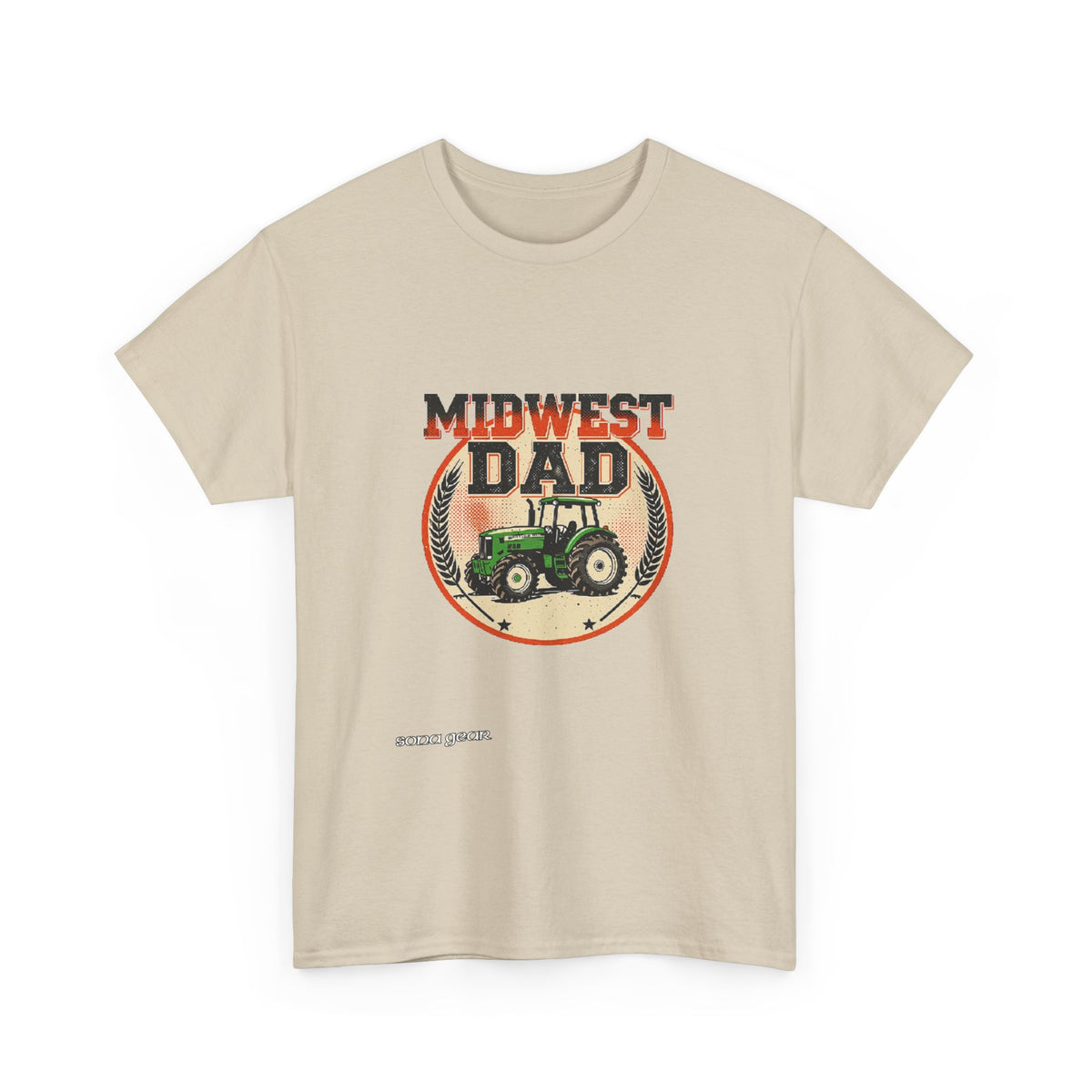 Midwest Dad tractor T-Shirt | Farming graphic tee