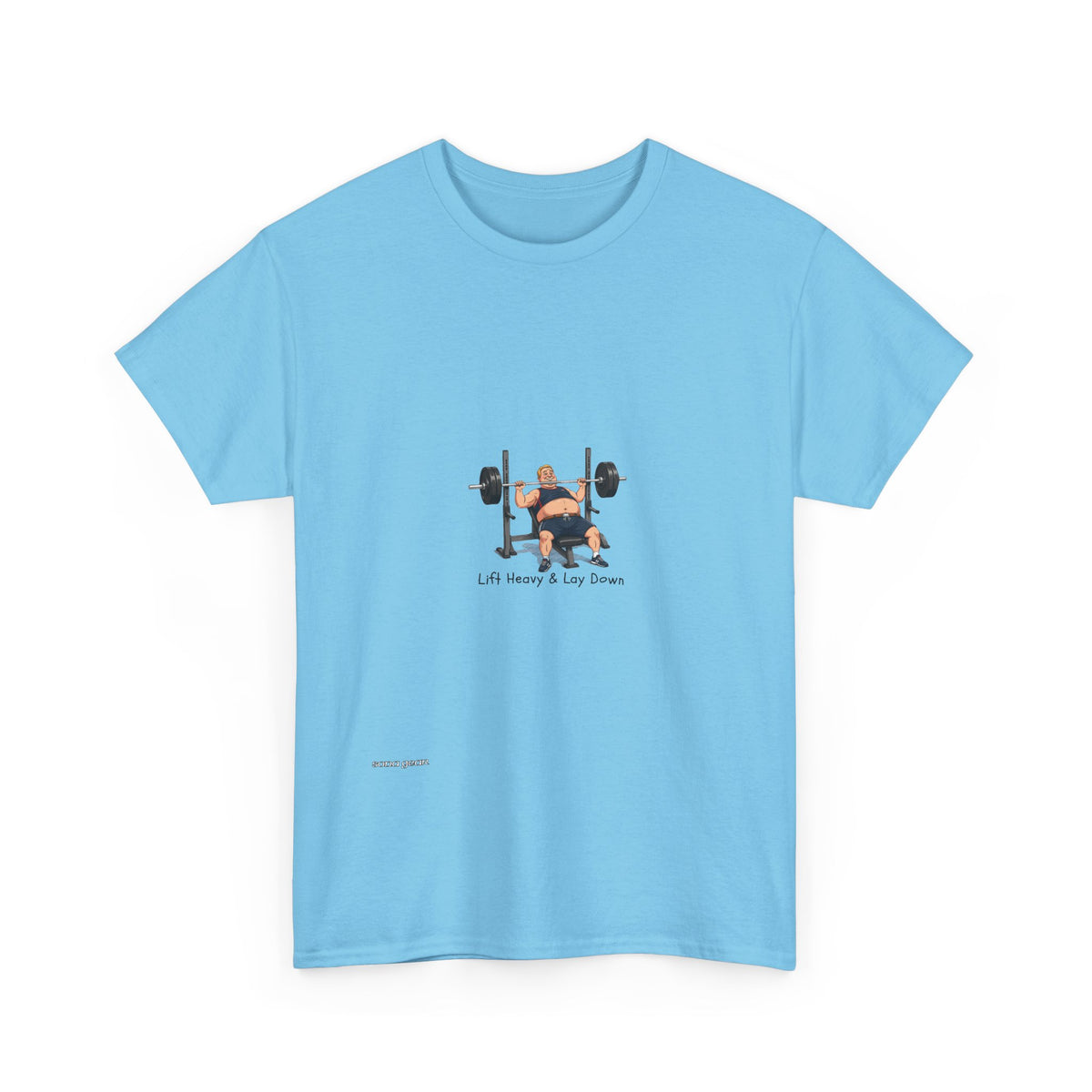 Workout Bear T-Shirt — "Lift Heavy & Lay Down" Gym Tee