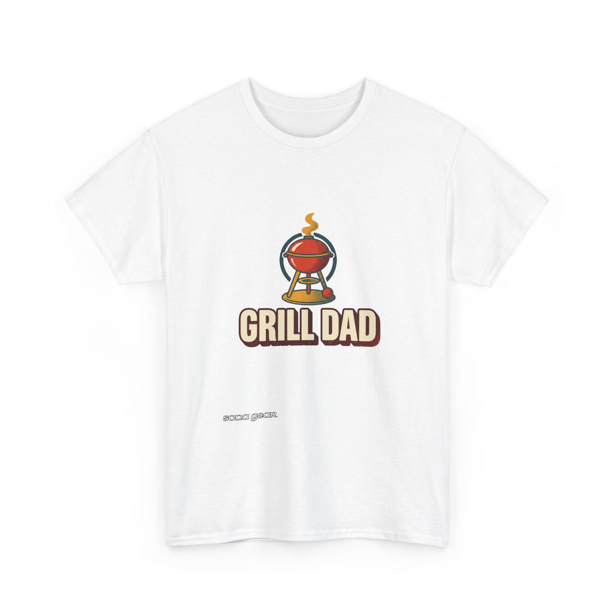 Grill Dad T-Shirt | BBQ Grill Cartoon, Father's Day Tee