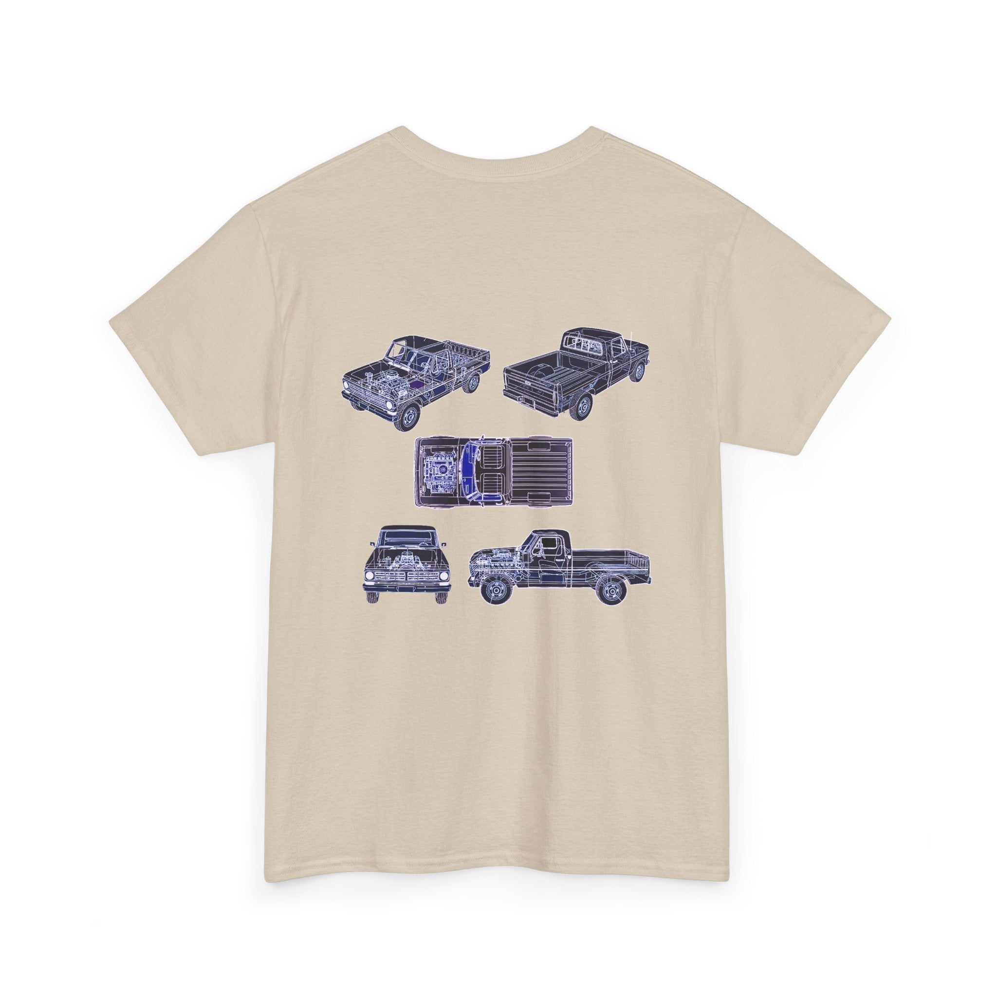 Truck Mechanical Outline - T-Shirt