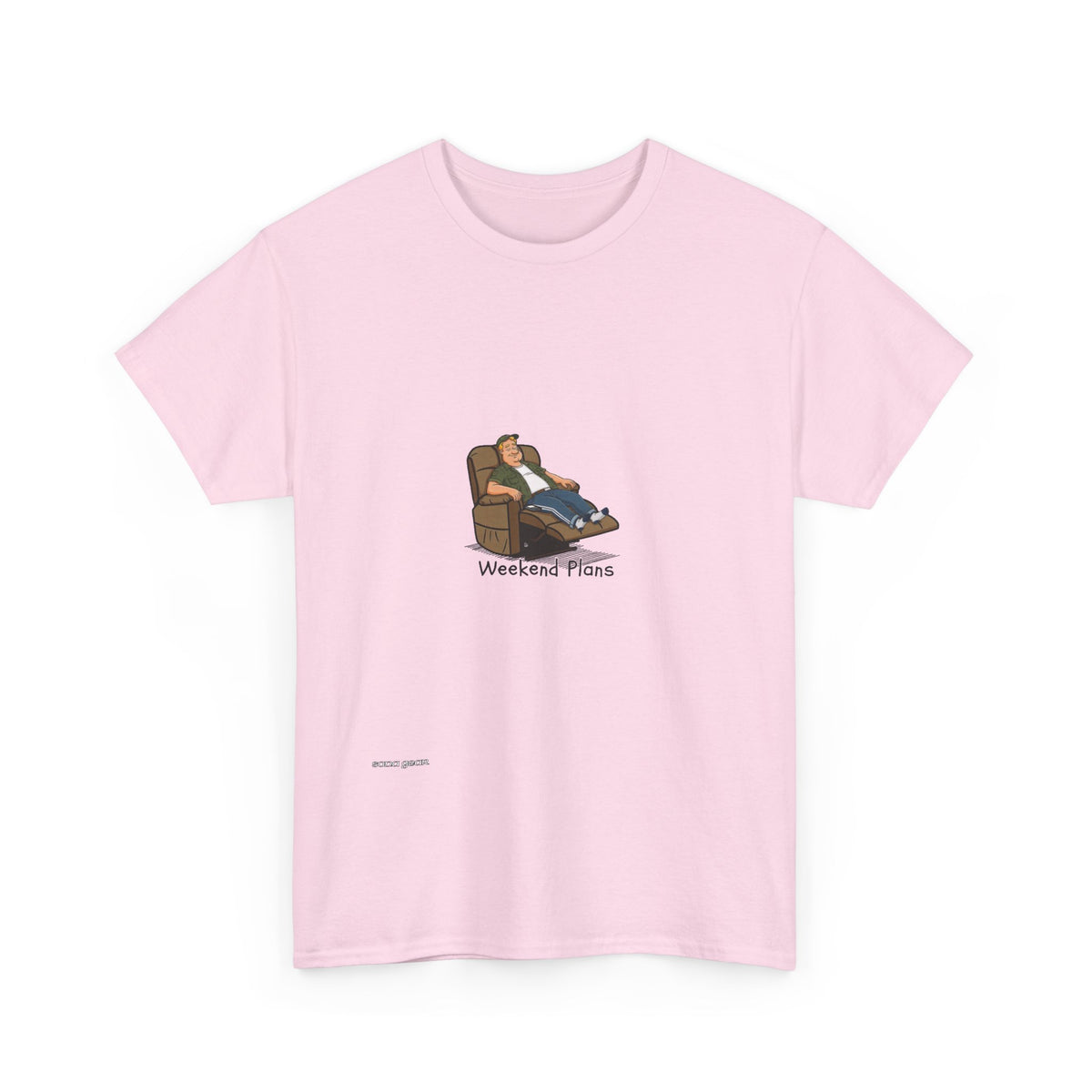 Relaxing Recliner Tee — "Weekend Vibes" Graphic T-Shirt