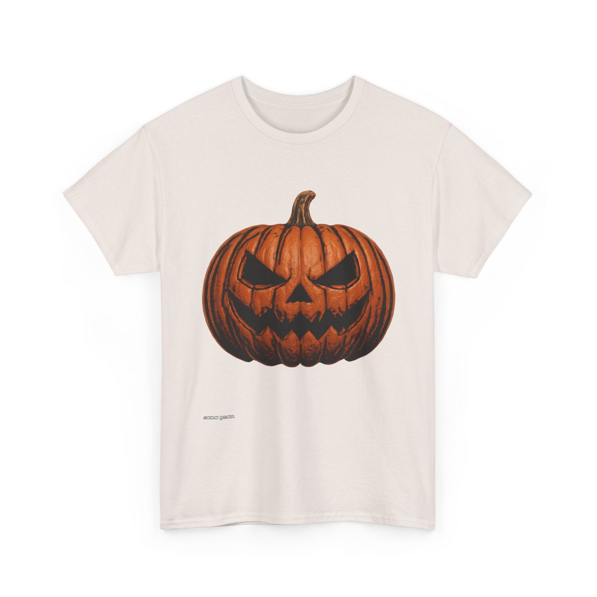 Halloween Jack-O'-Lantern T-Shirt — Spooky Pumpkin Graphic Tee