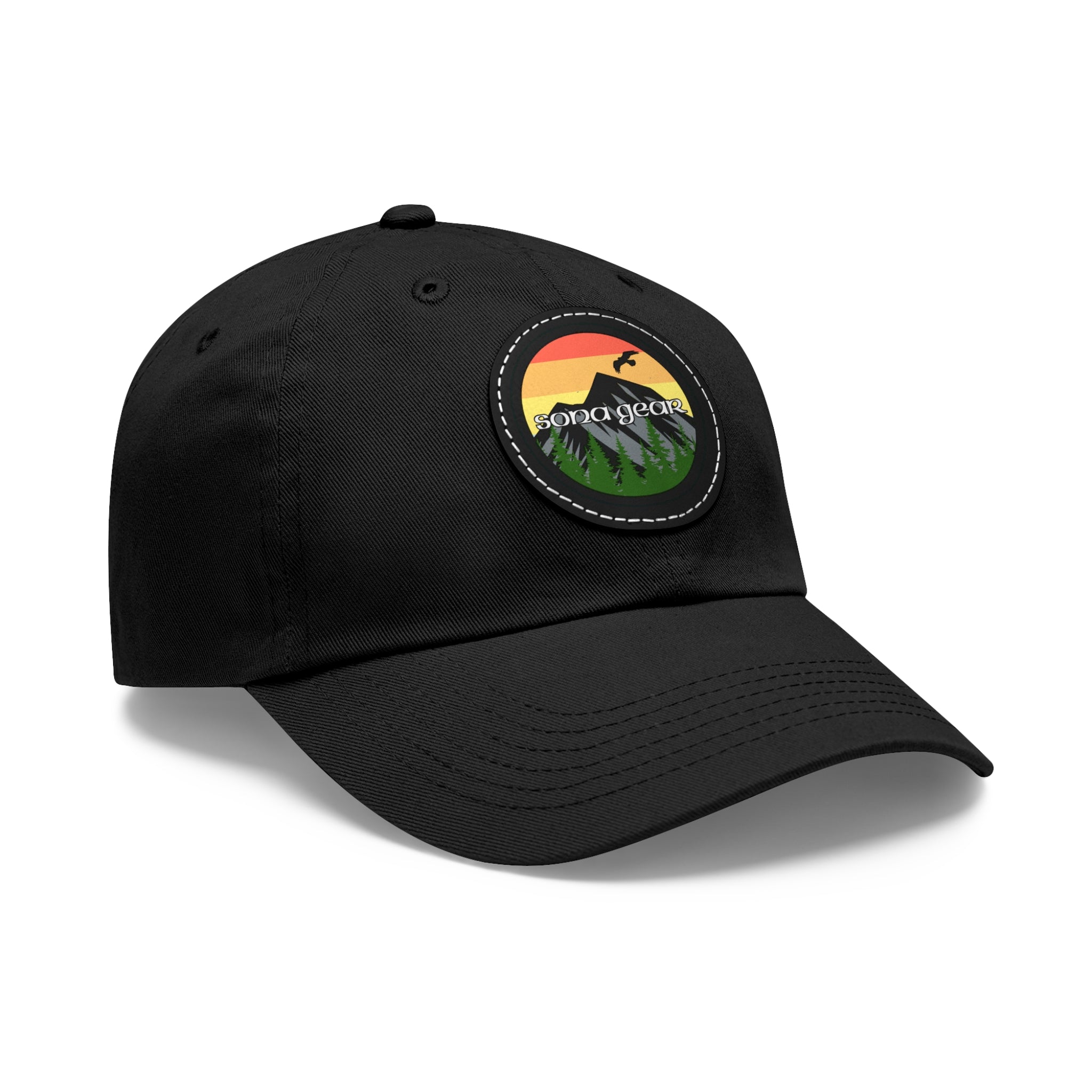 Nature - Hat with Leather Patch (Round)