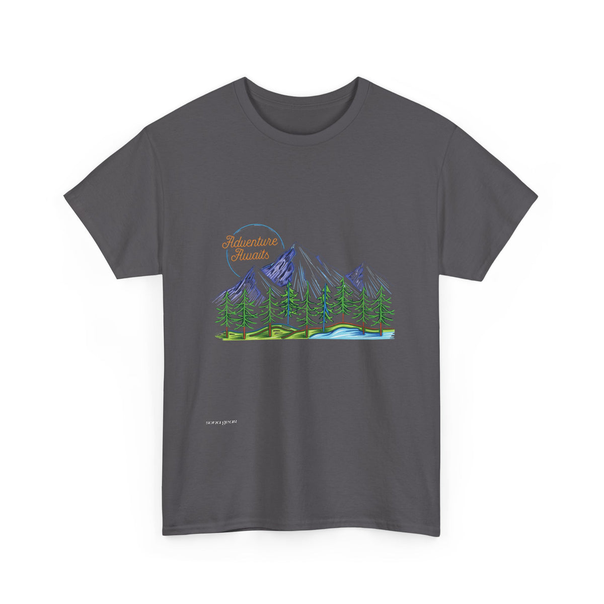 Mountain Lakes Tee — 'Wilderness Bound' Scenic Forest & Peak T-Shirt