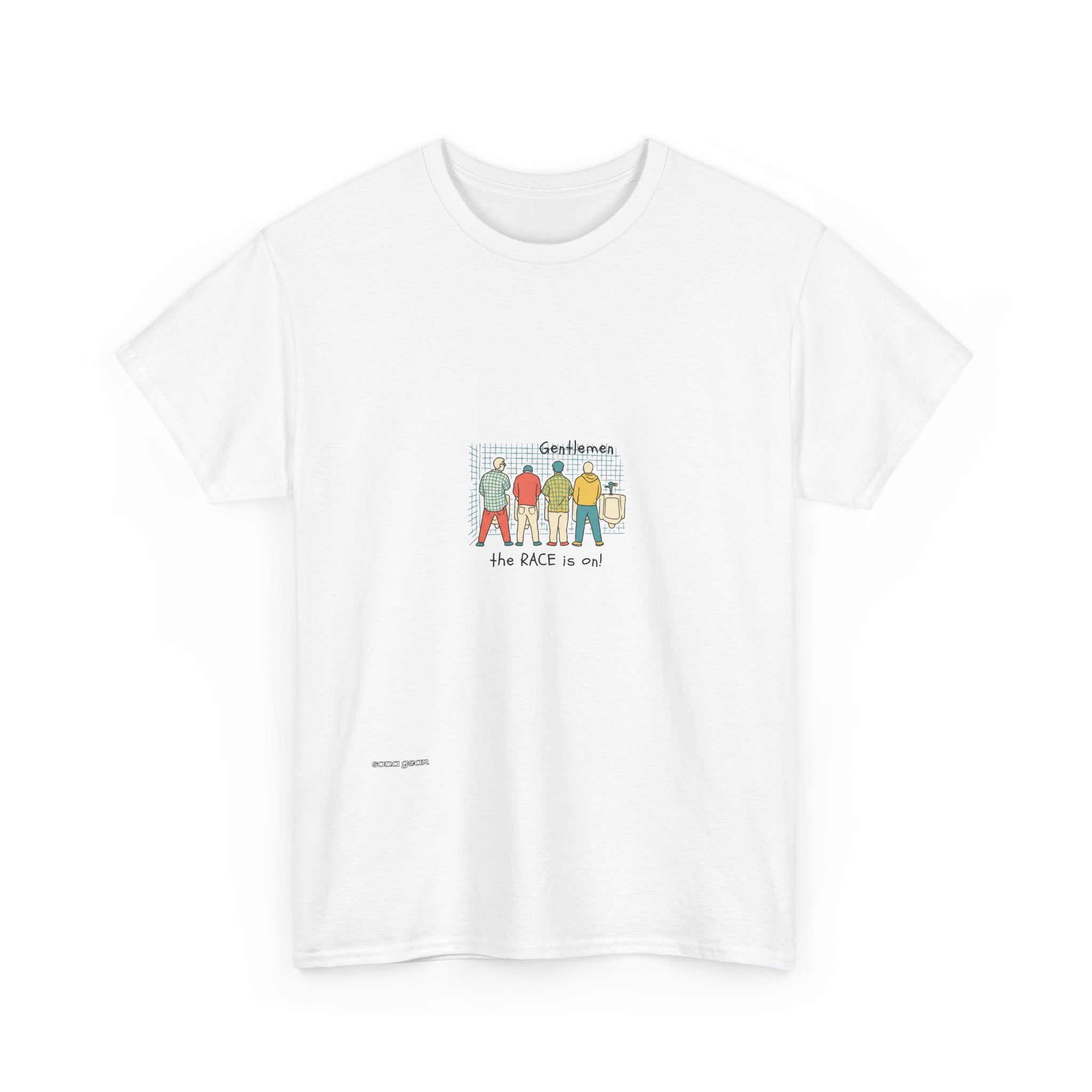 T-Shirt — 'The Race Is On' Diverse People Illustration Tee