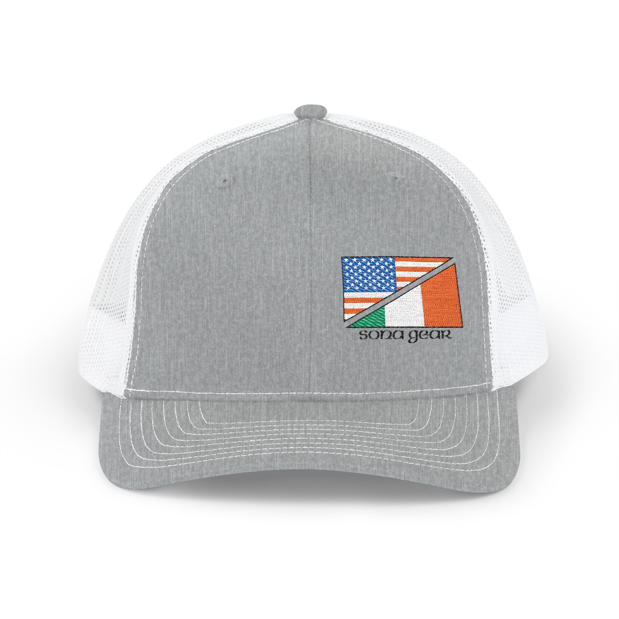 American & Irish Flag - Snapback Trucker Hat