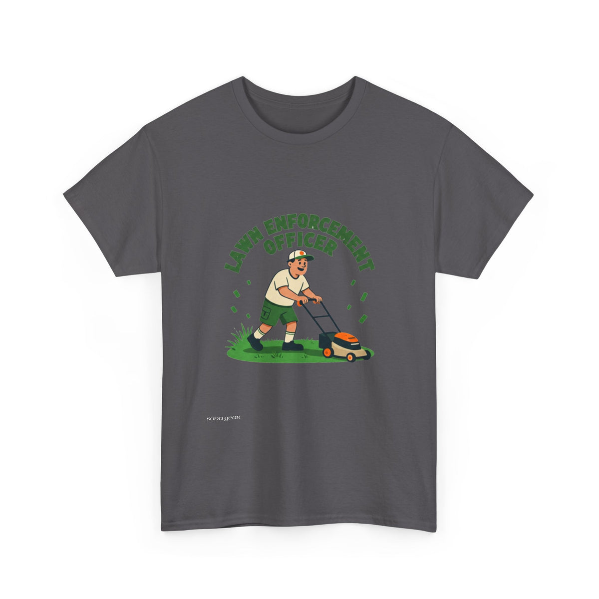 Lawn Enforcement Officer T-Shirt | Lawn Mower Gardening Tee