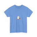 Ghost Trick-or-Treat T-Shirt — Cute Halloween Tee with Pumpkin Candy Bag