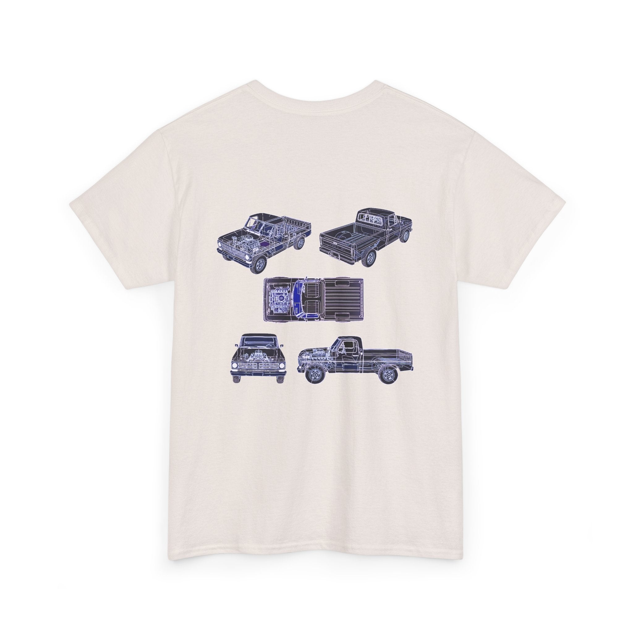 Truck Mechanical Outline - T-Shirt