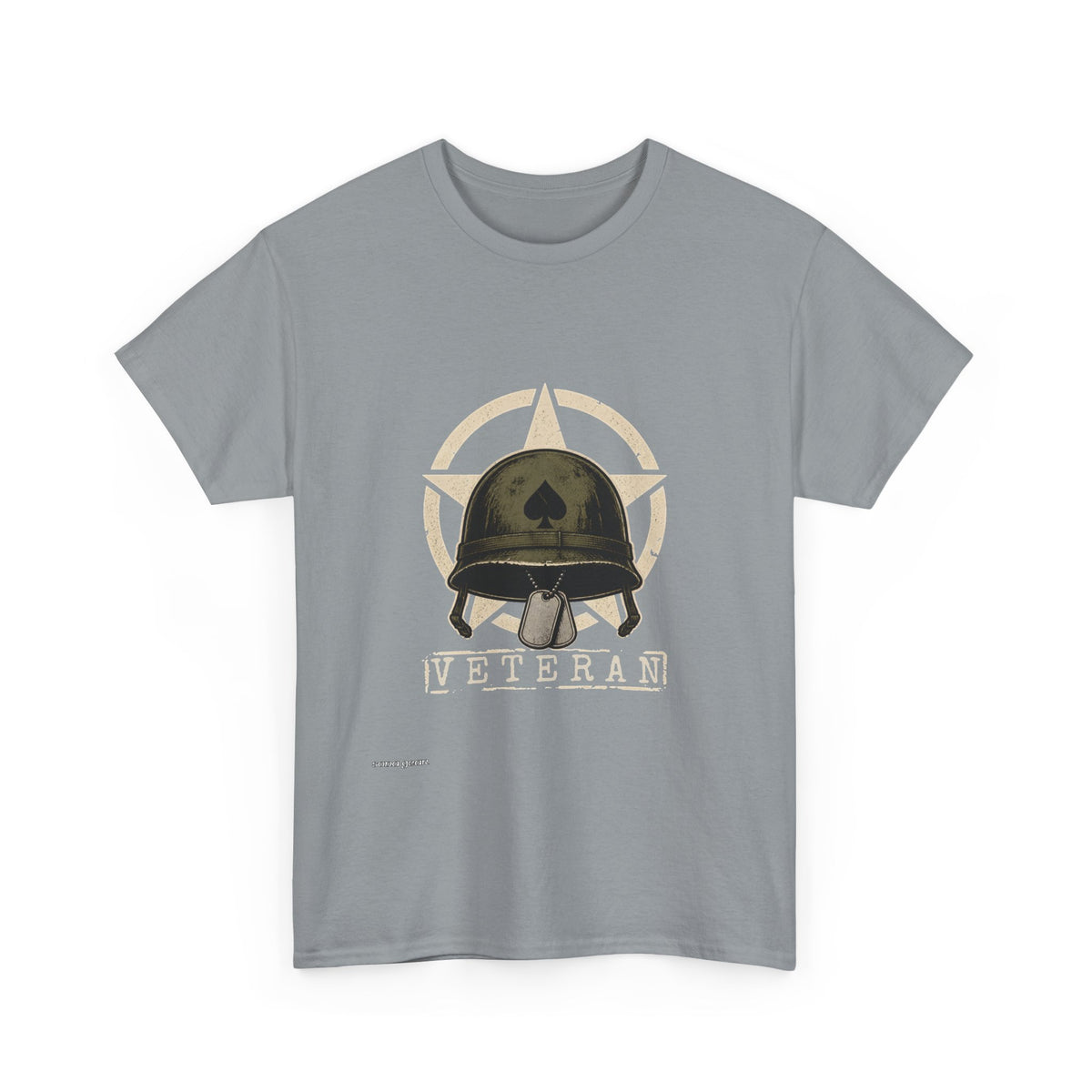 Veteran Helmet Graphic Tee | Military Star Logo