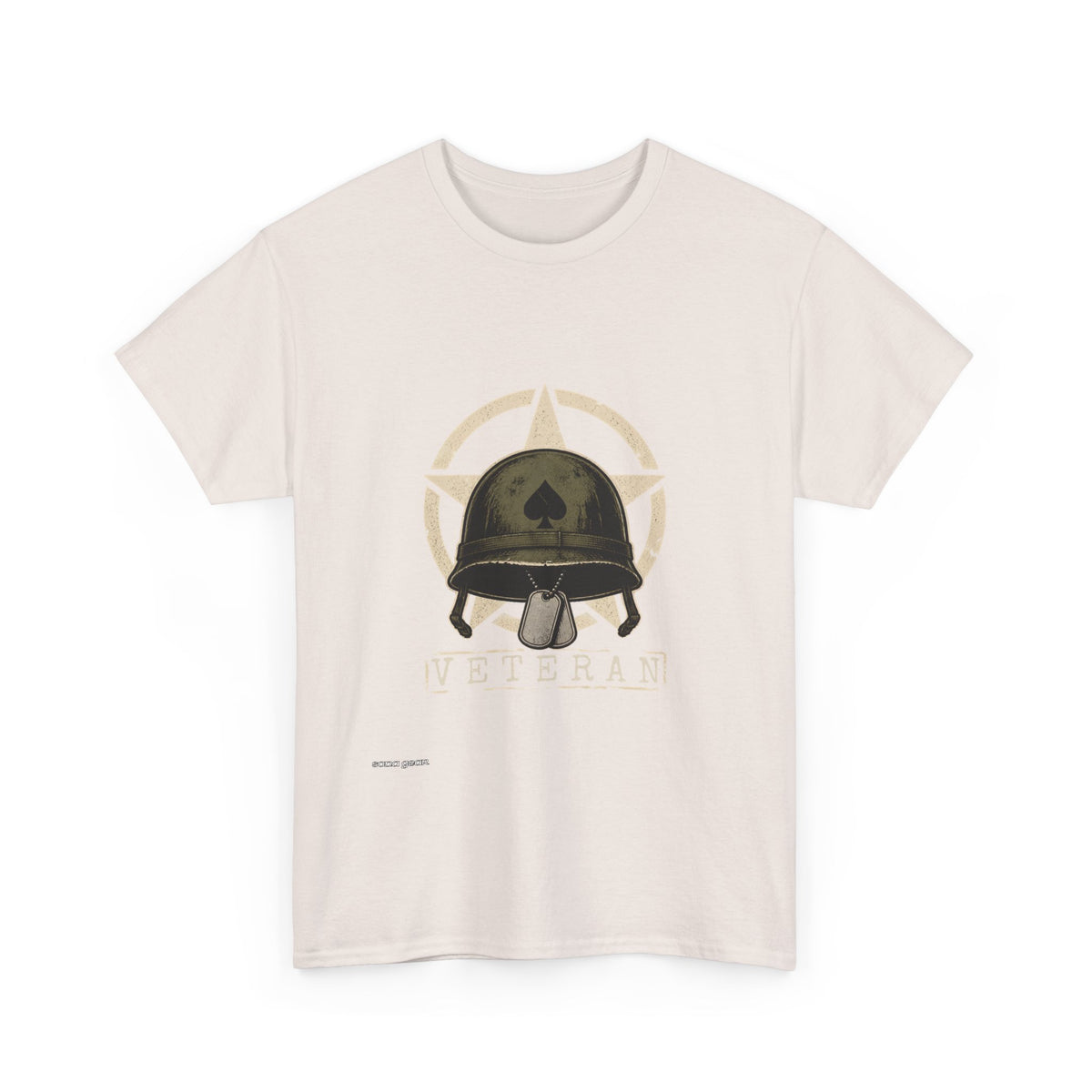 Veteran Helmet Graphic Tee | Military Star Logo
