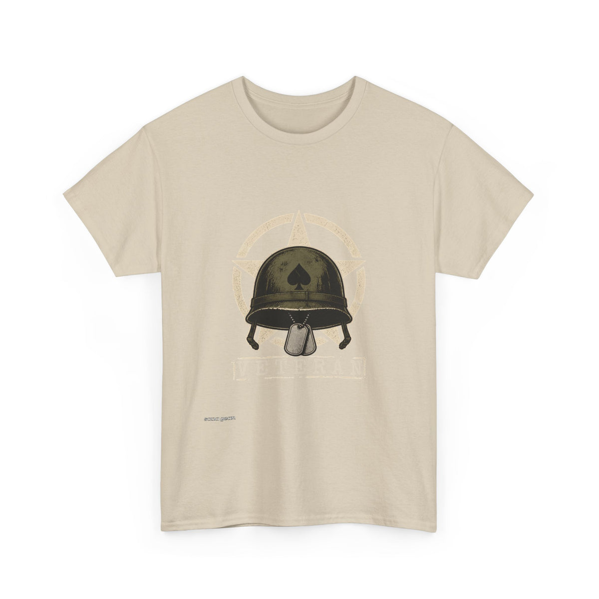 Veteran Helmet Graphic Tee | Military Star Logo