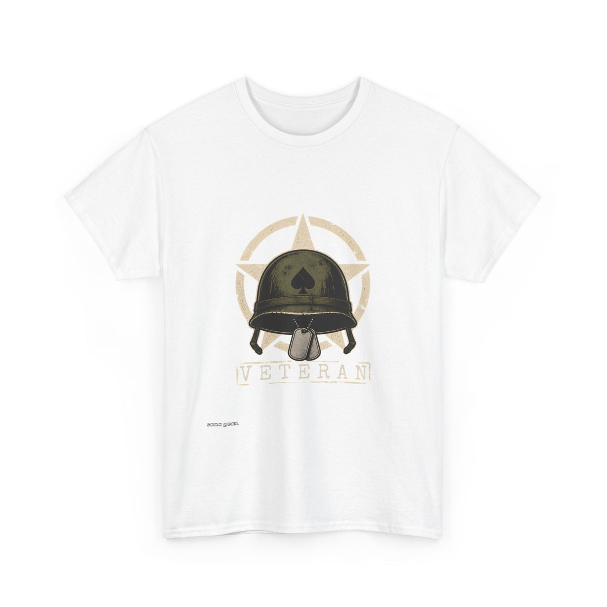 Veteran Helmet Graphic Tee | Military Star Logo